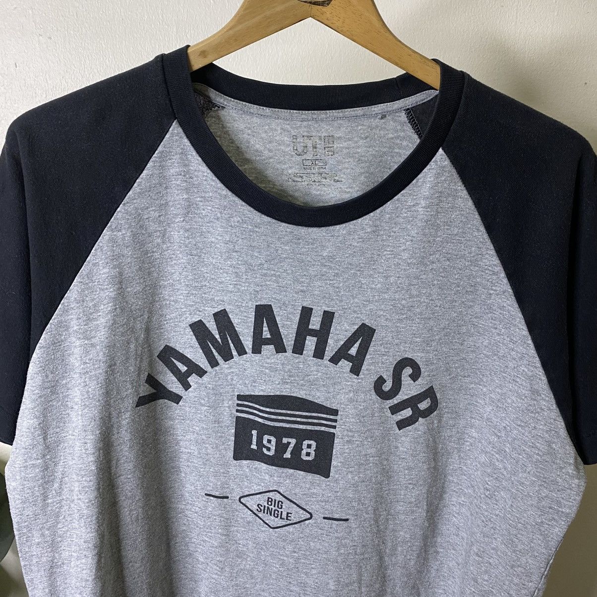 Yamaha Uniqlo UT x Yamaha SR Collaboration Raglan T Shirt Size US L / EU 52-54 / 3 - 7 Thumbnail