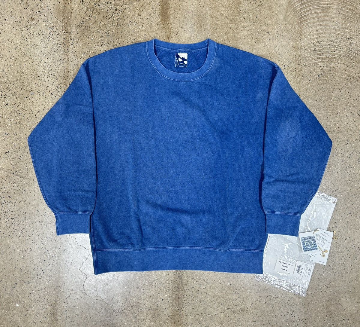Visvim Visvim 18 ICT Jumbo Sweat Indigo dye Size US M / EU 48-50 / 2 - 1 Thumbnail