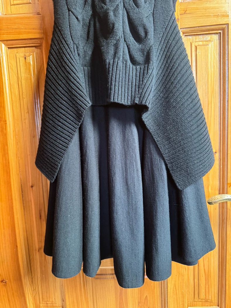 Alexander McQueen Alexander McQUEEN Woolen patchwork dress 2505-Nextarrow Size S / US 4 / IT 40 - 2 Thumbnail