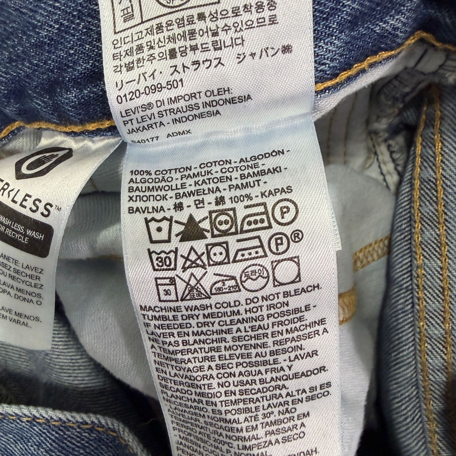 Levi's Levis 517 Boot Cut Jeans Men's 38x34 Blue Denim Western Size US 38 / EU 54 - 5 Thumbnail