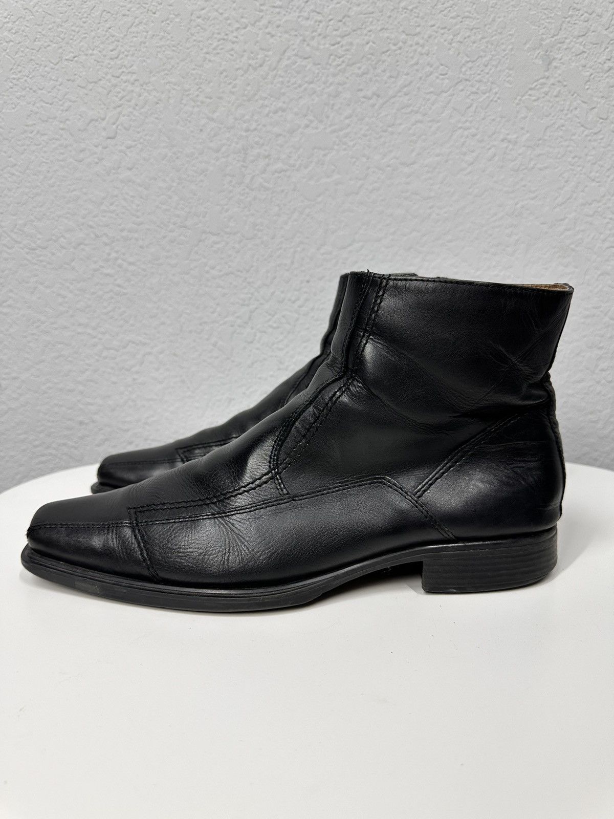 14th Addiction Vintage AS 98 Leather Black Boots Guidi Rick Owen Style GOA Size US 10 / EU 43 - 6 Thumbnail