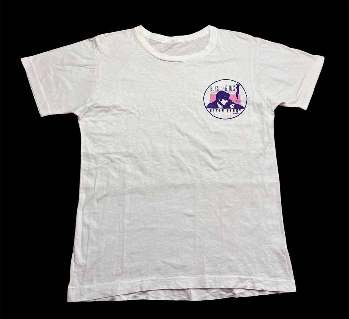 Band Tees Vintage 80s Bryan ferry boy and girl promo album 😍 Size US M / EU 48-50 / 2 - 1 Thumbnail