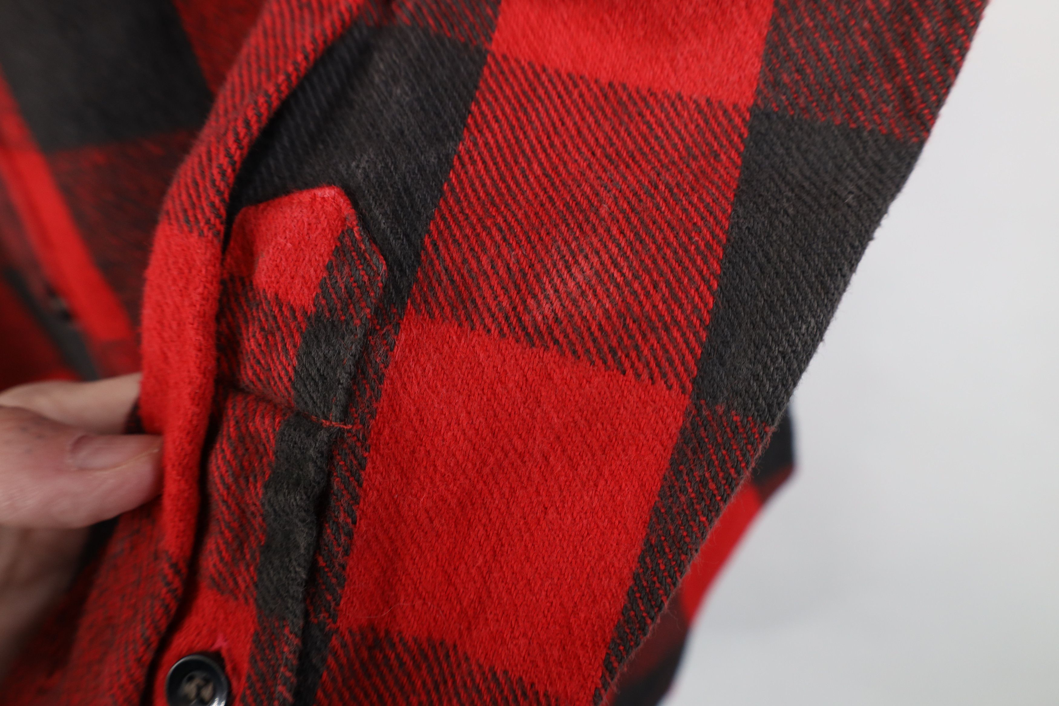 Vintage Vintage 90s Streetwear Heavyweight Button Shirt Plaid Size US M / EU 48-50 / 2 - 8 Thumbnail