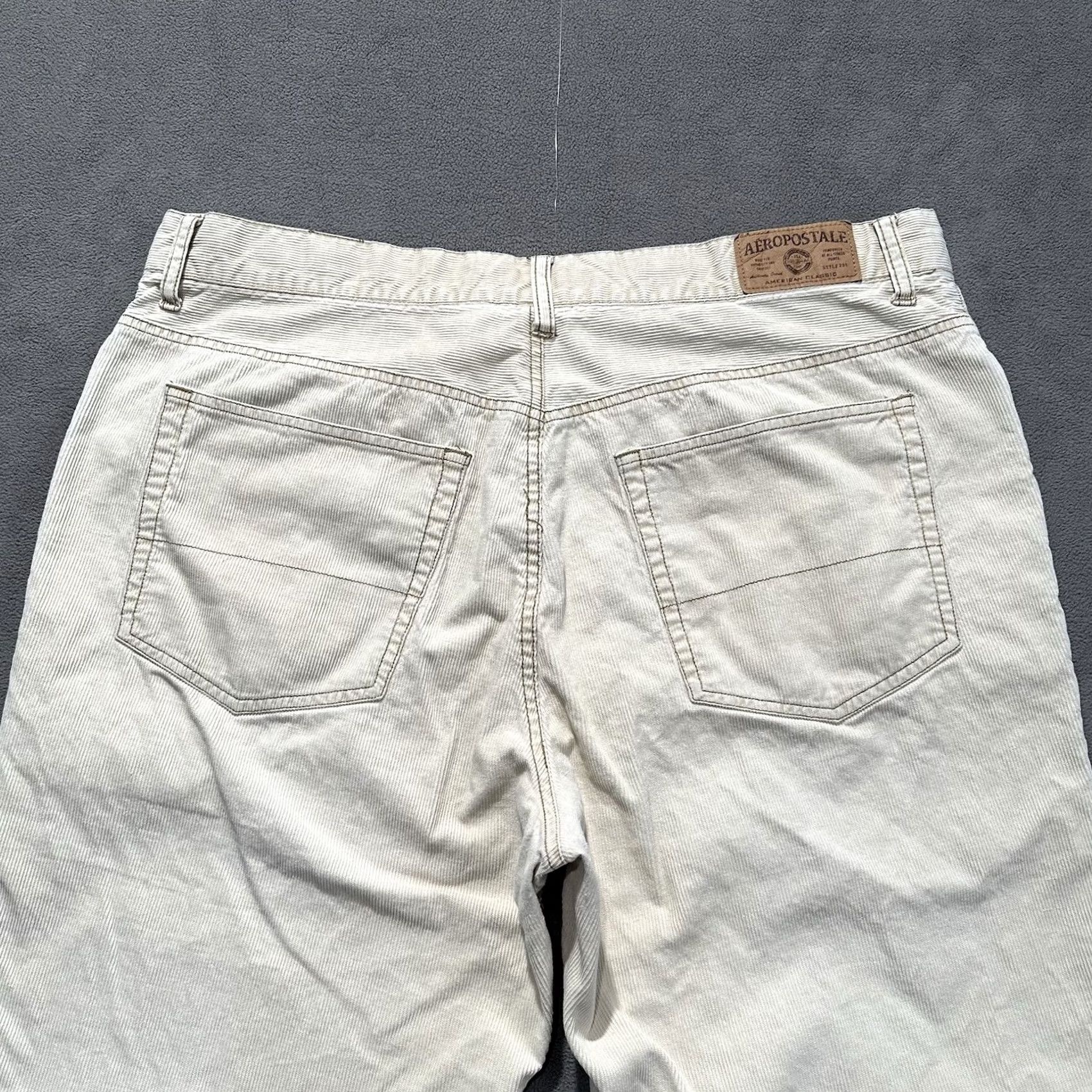 Vintage VINTAGE Aeropostale Pants Mens 38x30 Cream Corduroy Boot Wide Leg Y2K 90s Beige Size US 38 / EU 54 - 4 Thumbnail
