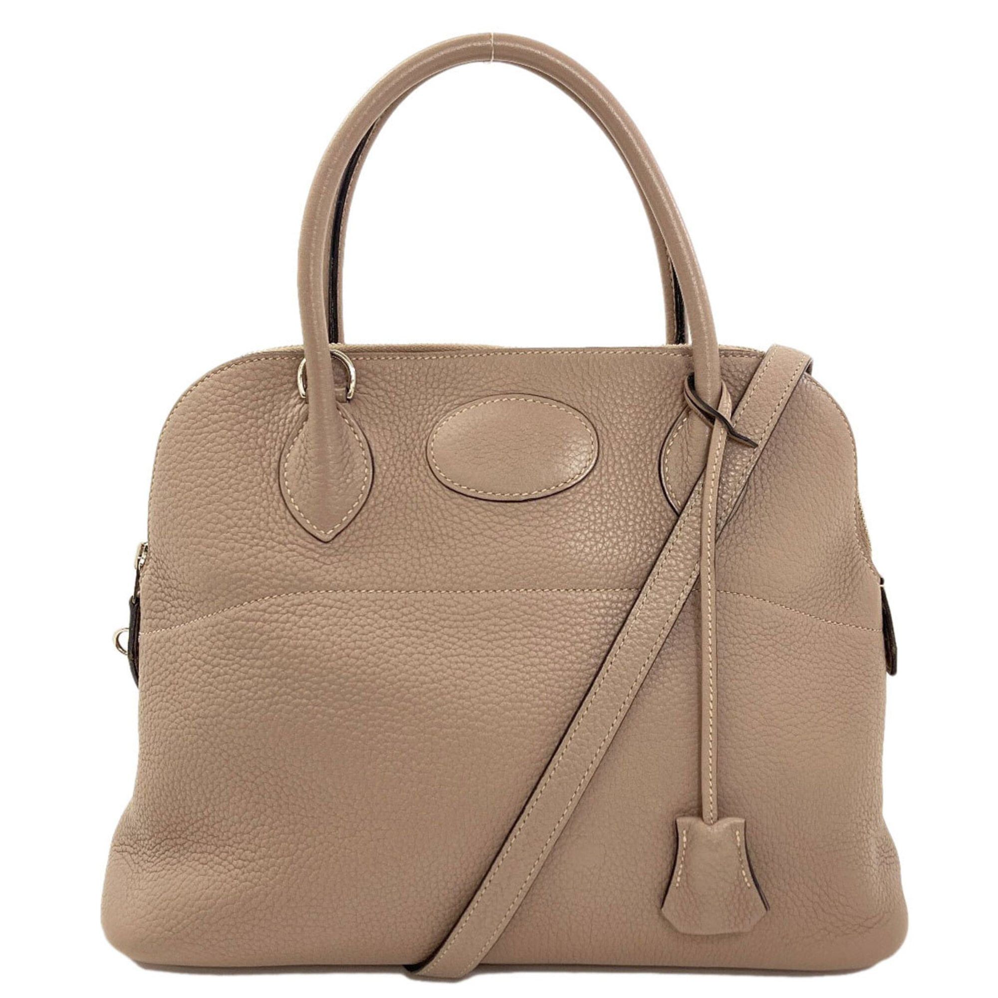 Hermes Hermes Bolide 31 Tourterelle Silver Hardware Handbag Taurillon Clemence Leather Women's HERMES Size ONE SIZE - 1 Thumbnail