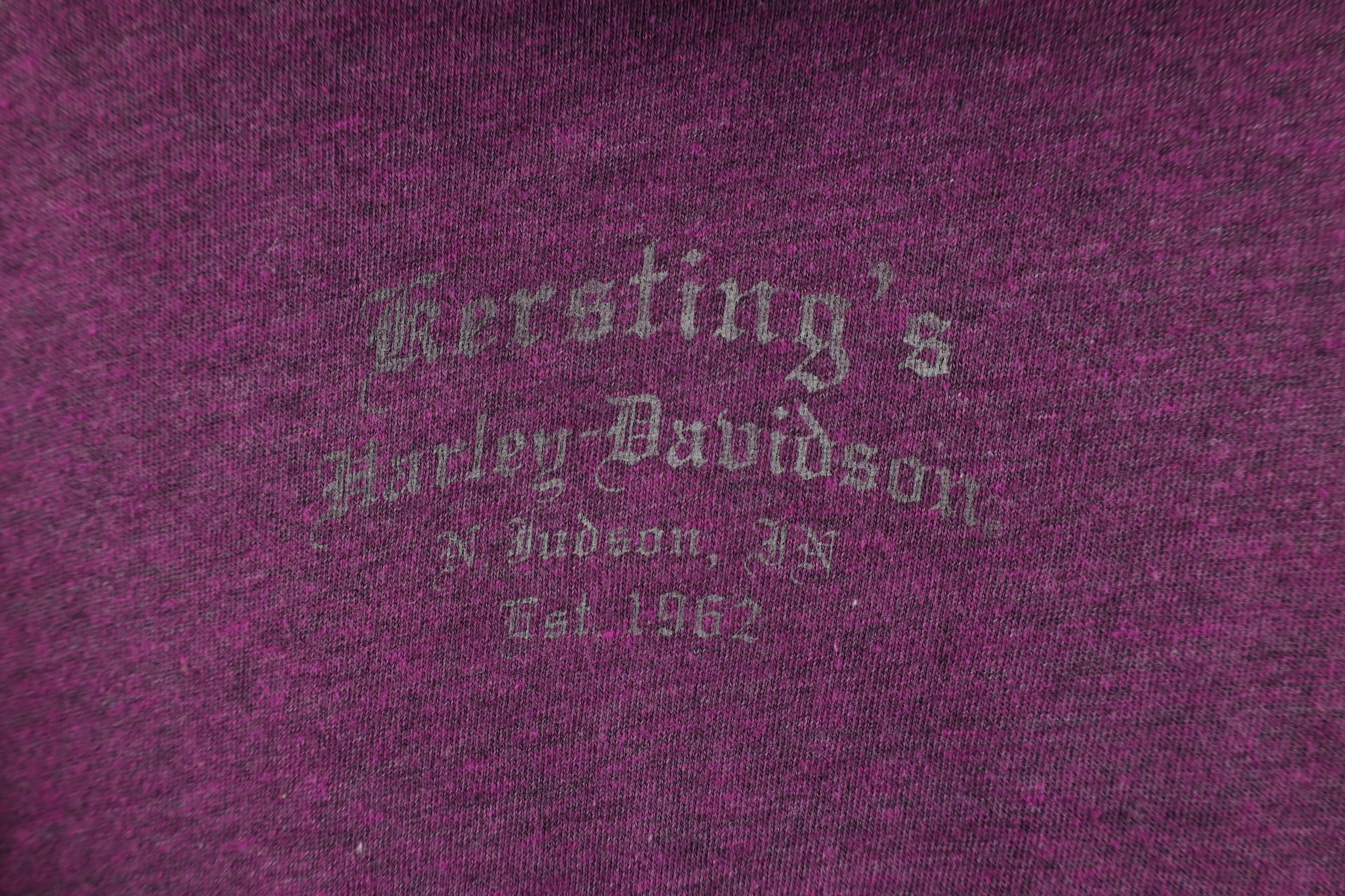 Harley Davidson × Vintage Vintage Y2K Harley Davidson Spell Chrome Jersey Knit Hoodie Size L / US 10 / IT 46 - 11 Thumbnail