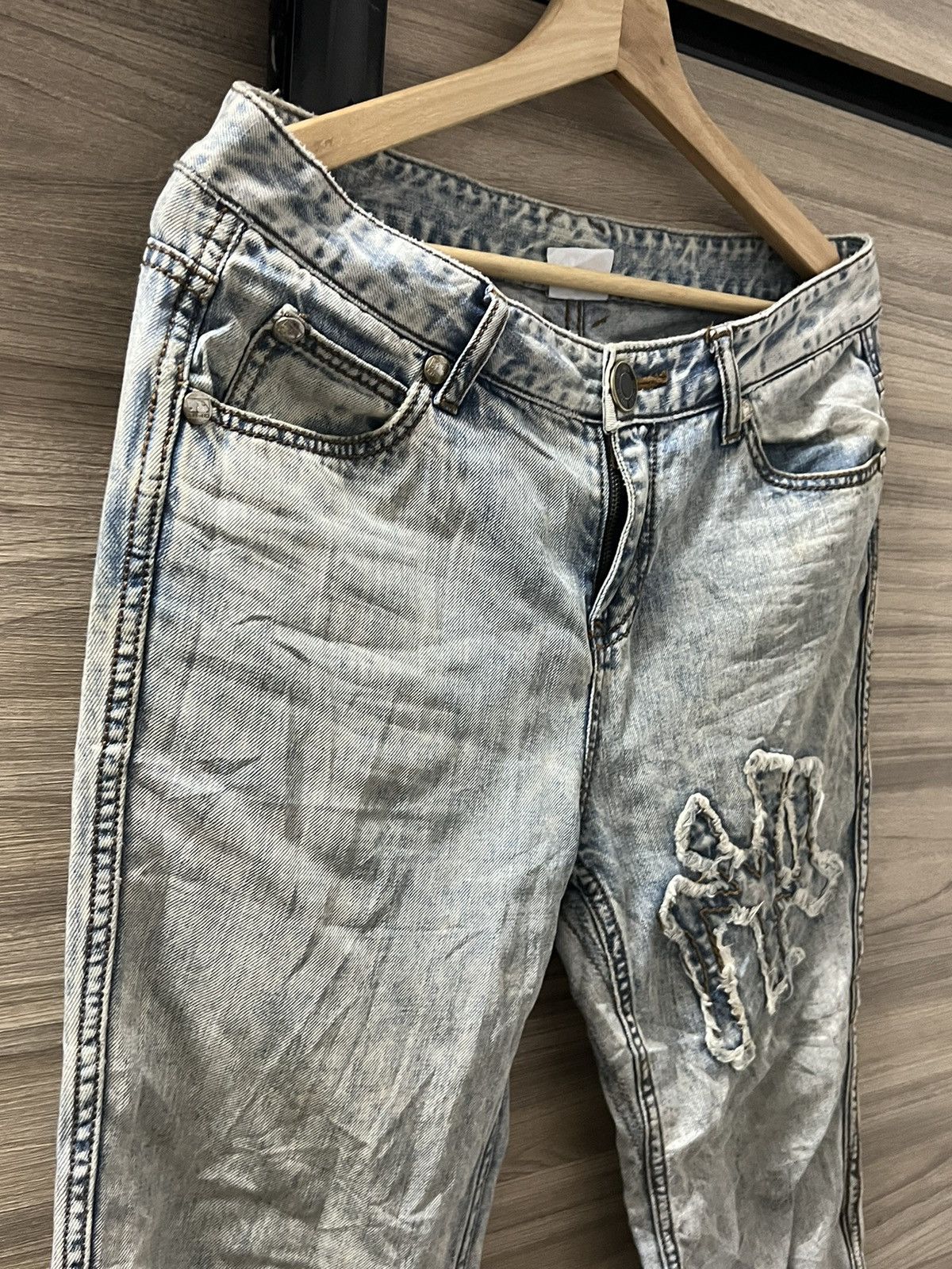 MLB × Vintage Classic jeans MLB New York Yankee pants LB 03 Size US 32 / EU 48 - 4 Thumbnail