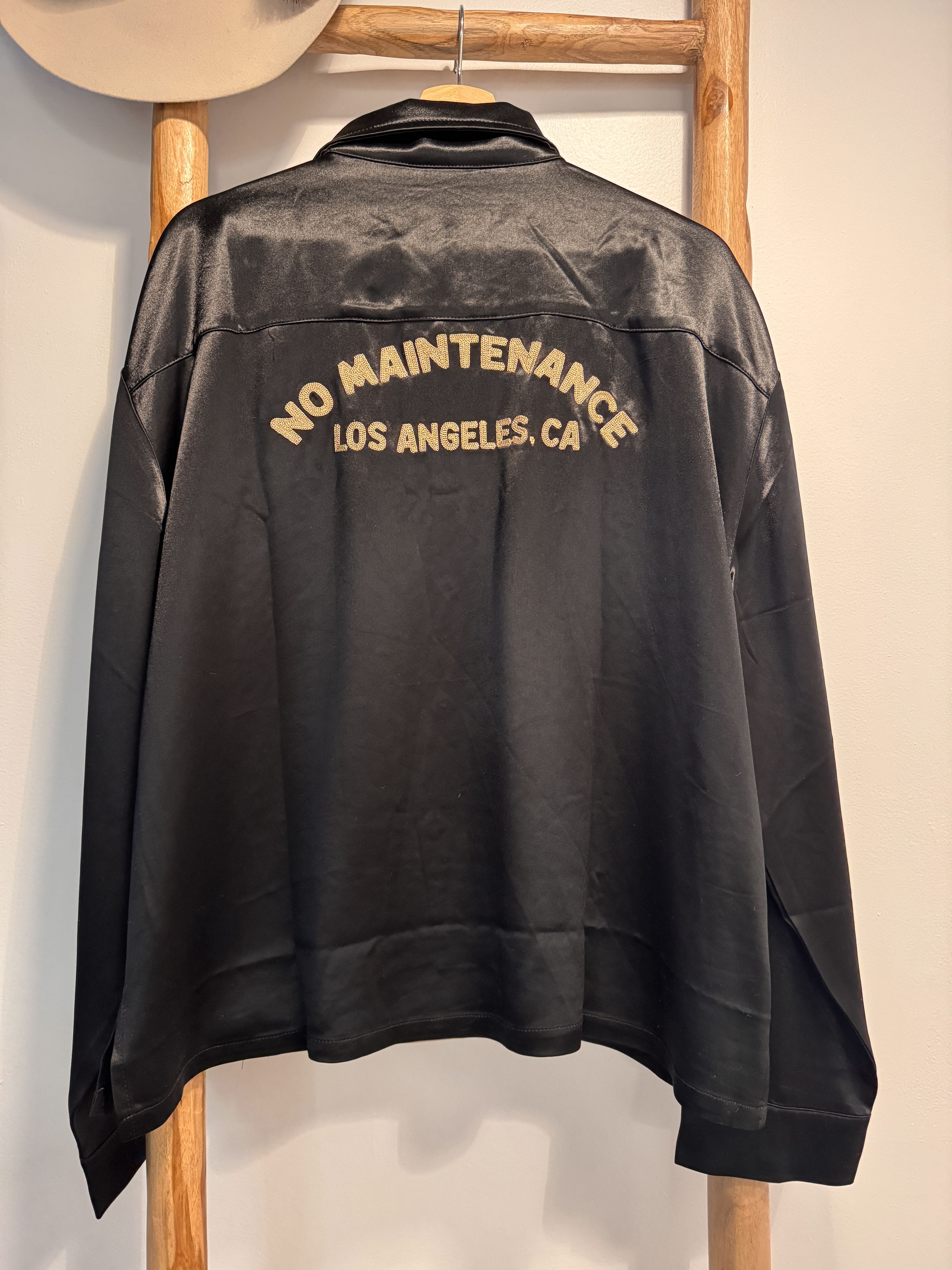 No Maintenance No Maintenance Chain Stich Acetate Shirt Size US L / EU 52-54 / 3 - 1 Thumbnail