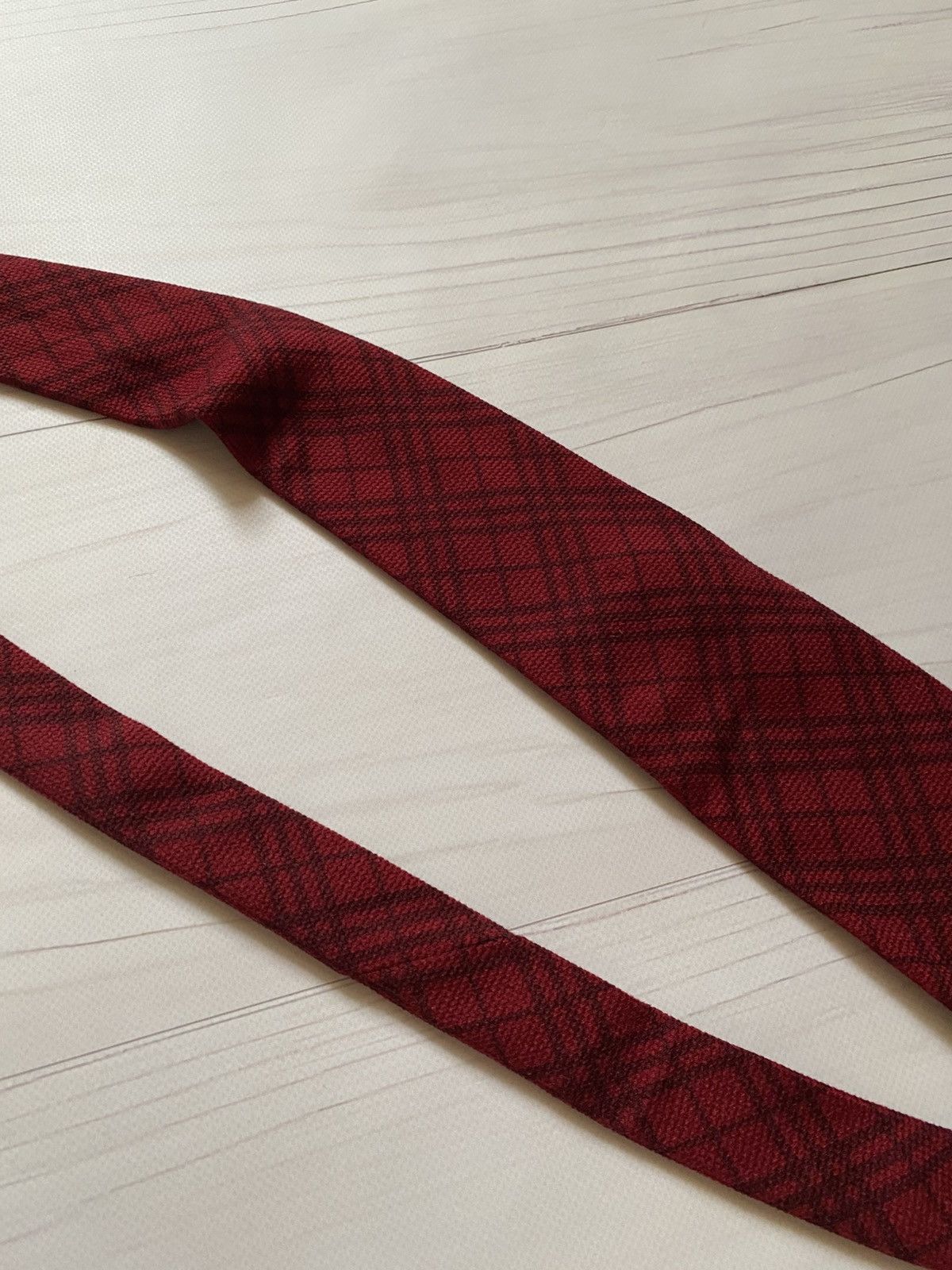 Burberry Vintage Burberry checked cachemire and silk tie Size ONE SIZE - 12 Thumbnail