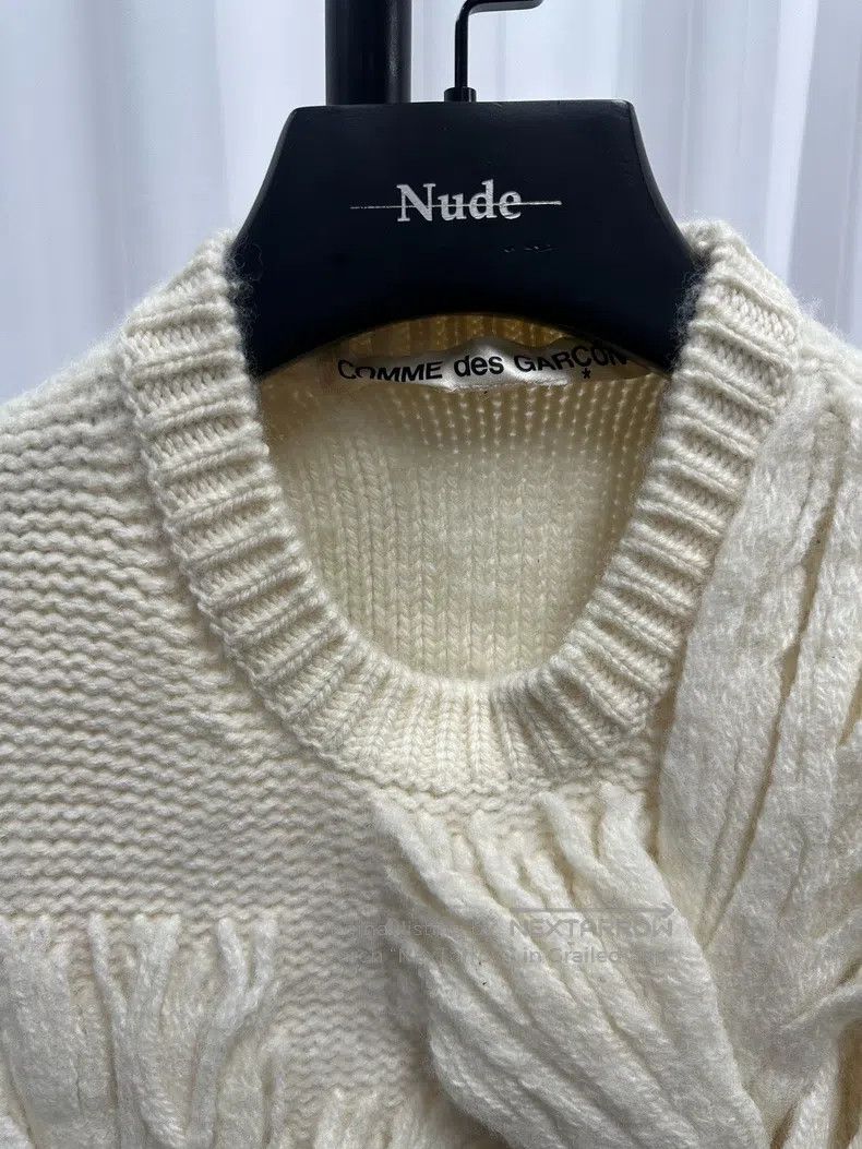 Comme des Garcons Comme des Garcons Braided wool sweater Size XS / US 0-2 / IT 36-38 - 4 Thumbnail
