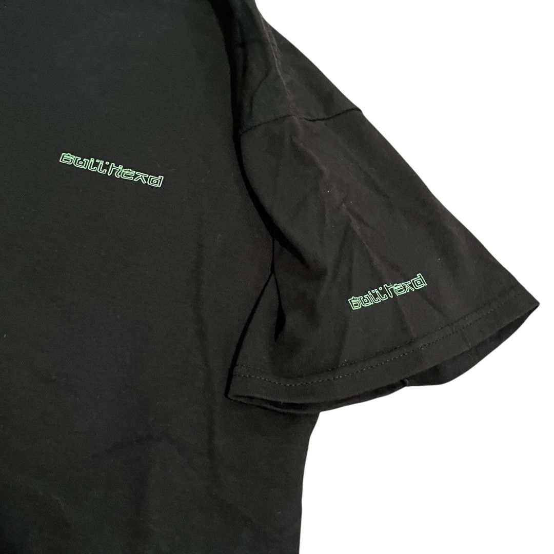 Bullhead Denim Co. × Vintage VINTAGE Bullhead Tribal Neon Skull T Shirt y2k Skatewear Size US M / EU 48-50 / 2 - 6 Thumbnail