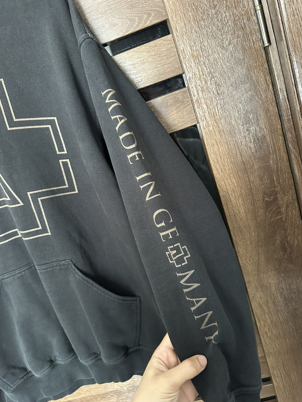 Band Tees Rammstein Made In Germany Face Vintage Hoodie Pullover Size US M / EU 48-50 / 2 - 9 Thumbnail
