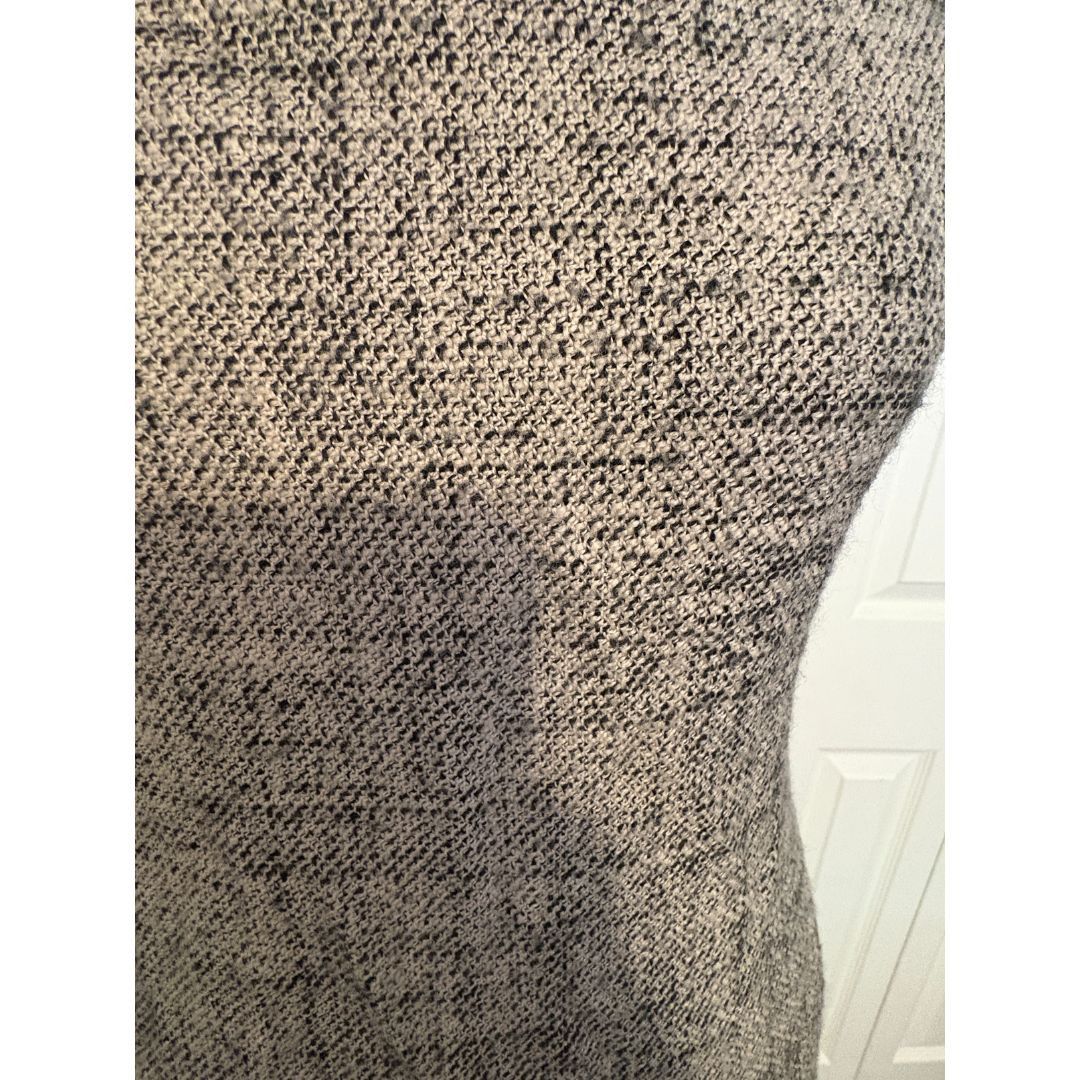 Stella McCartney Stella McCartney Grey Wool Long A-Line Dress – Square Neck Size S / US 4 / IT 40 - 6 Thumbnail