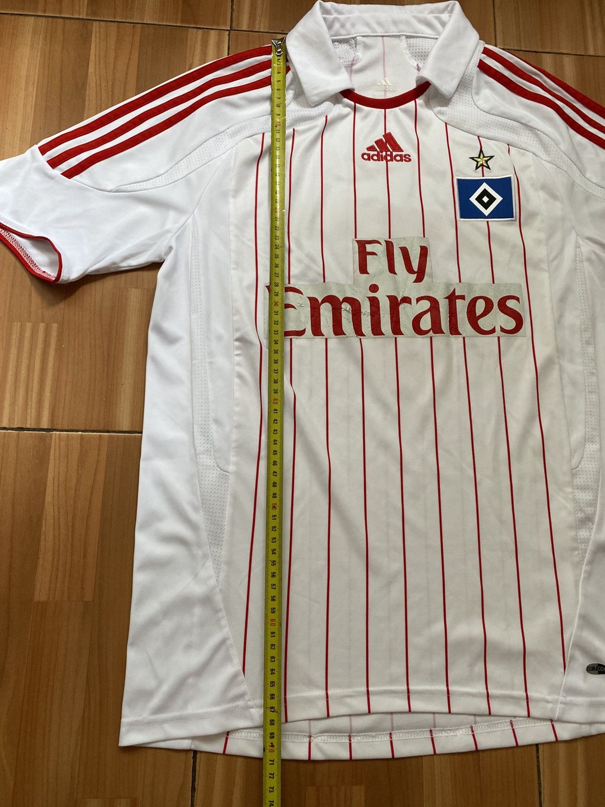 Adidas Adidas Hamburg SV 2007 Home Football Shirt #7 Size US S / EU 44-46 / 1 - 17 Thumbnail