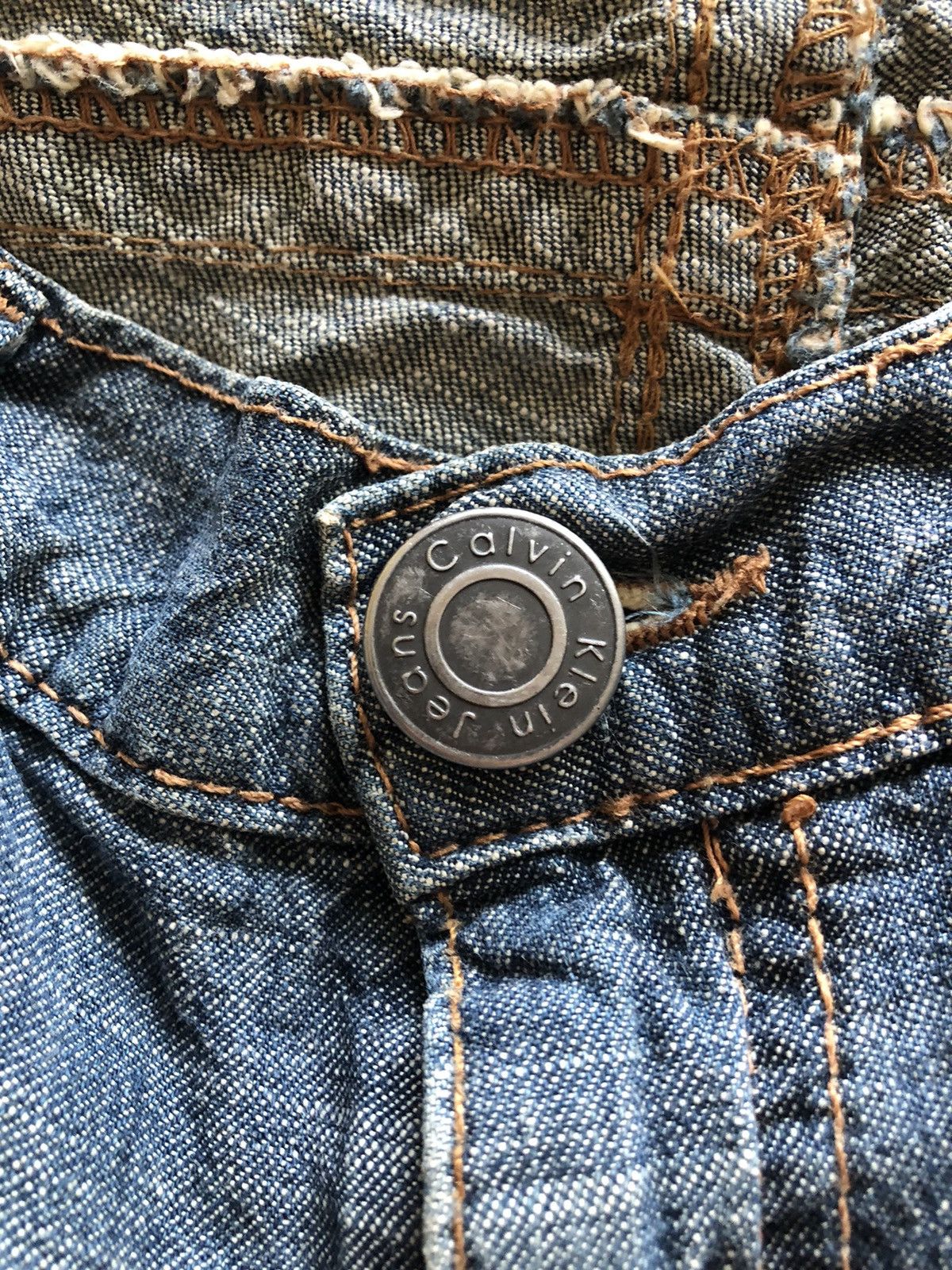 Calvin Klein × Vintage CALVIN KLEIN JEANS VINTAGE USA DENIM PANTS Size 25" / US 0 / IT 36 - 3 Thumbnail