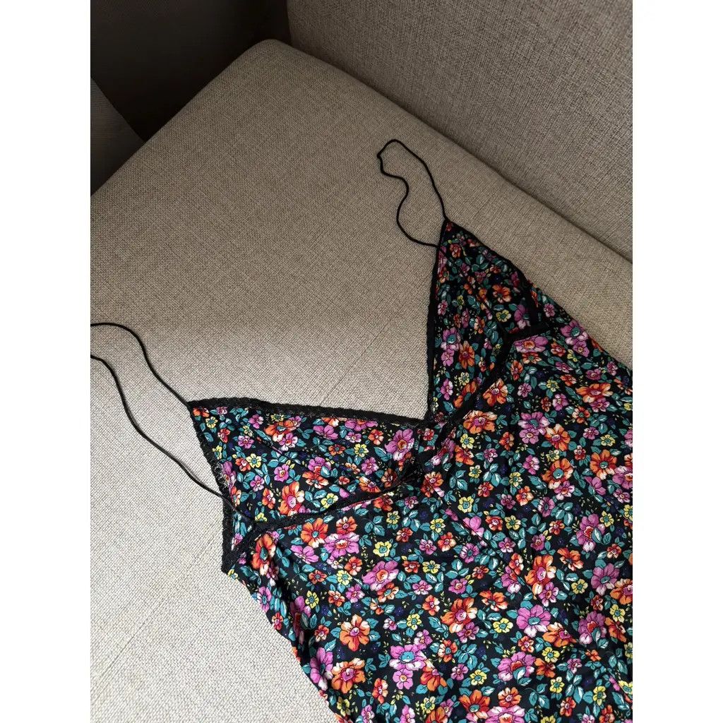Dolce & Gabbana Dolce Gabbana Floral Lace Trim Slip Dress Size IT 42 Size M / US 6-8 / IT 42-44 - 5 Thumbnail