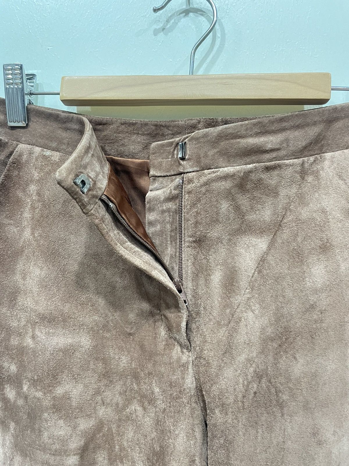 Versace 80s Gianni Versace Leather Pants Size 32" / US 10 / IT 46 - 3 Thumbnail