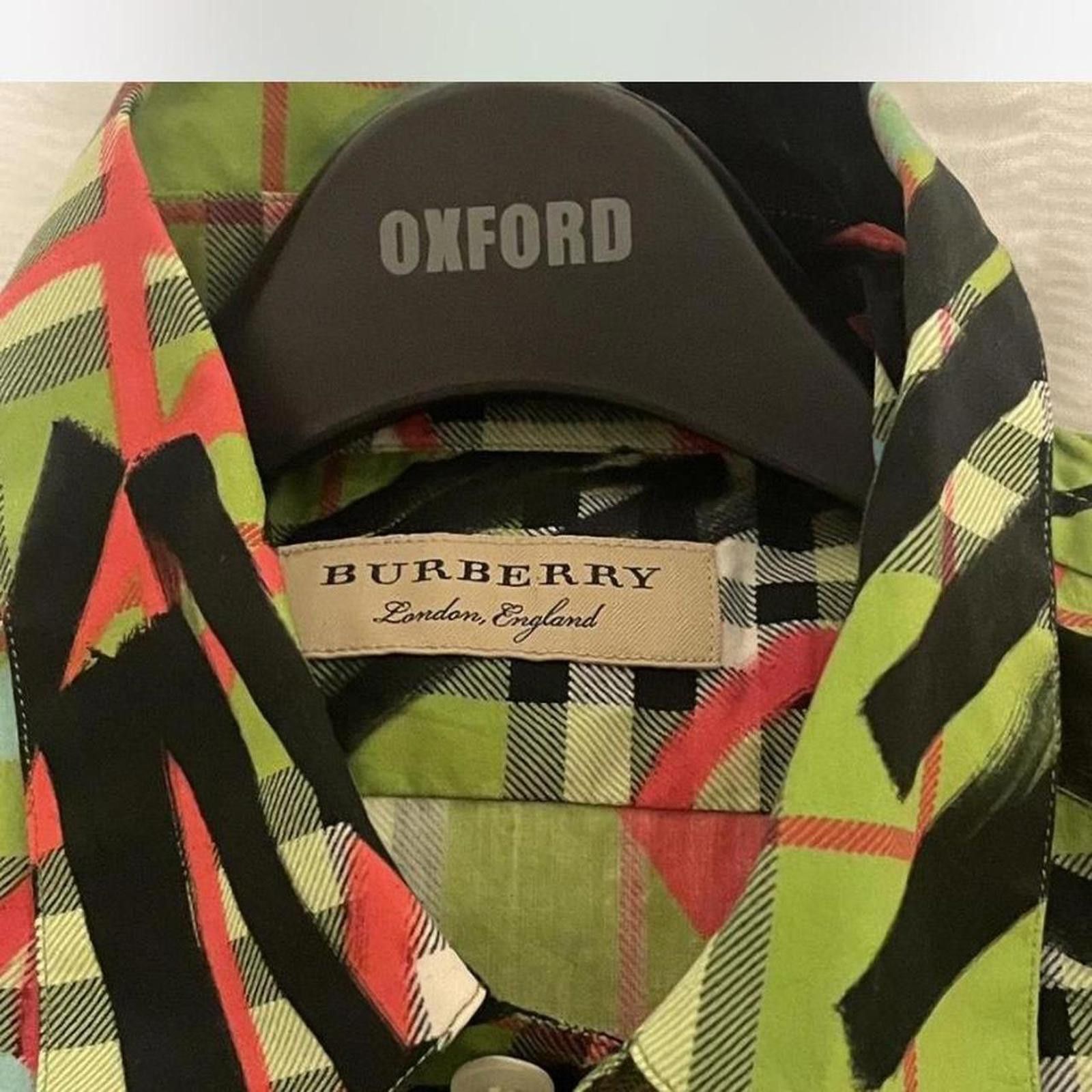 Burberry Burberry Button-Up Shirt Graffiti Neon Green Size US XS / EU 42 / 0 - 2 Thumbnail