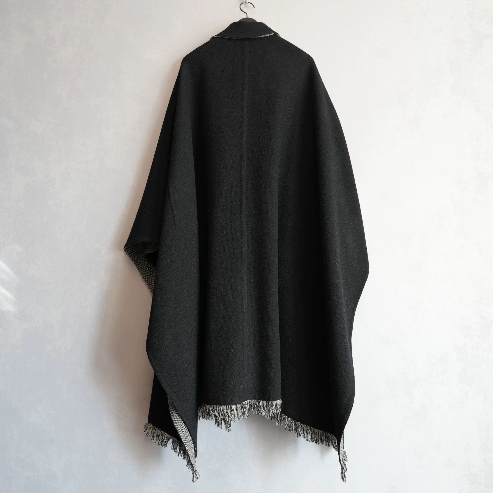 Yohji Yamamoto Yohji Yamamoto 21AW Checked Cape Coat Size US S / EU 44-46 / 1 - 4 Thumbnail