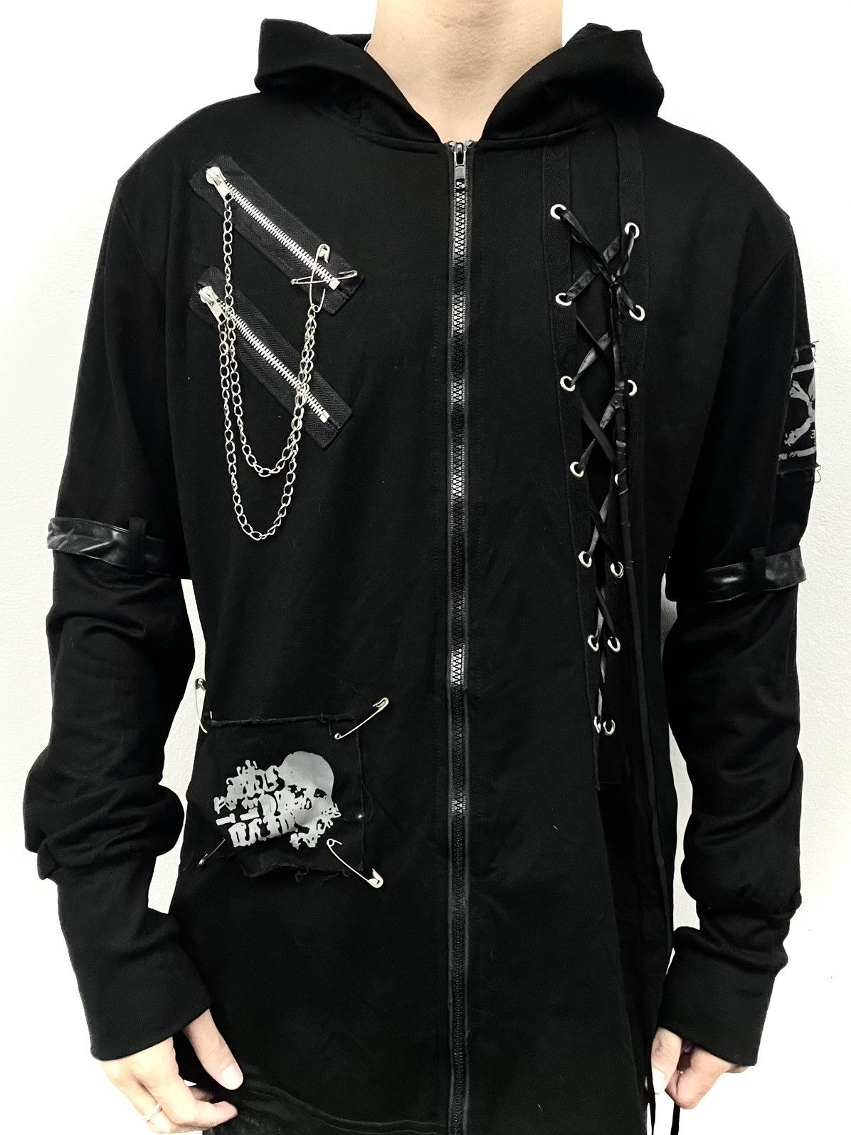 Japanese Brand Japanese Brand Punk Rock Bondage Hoodie Size US L / EU 52-54 / 3 - 1 Thumbnail