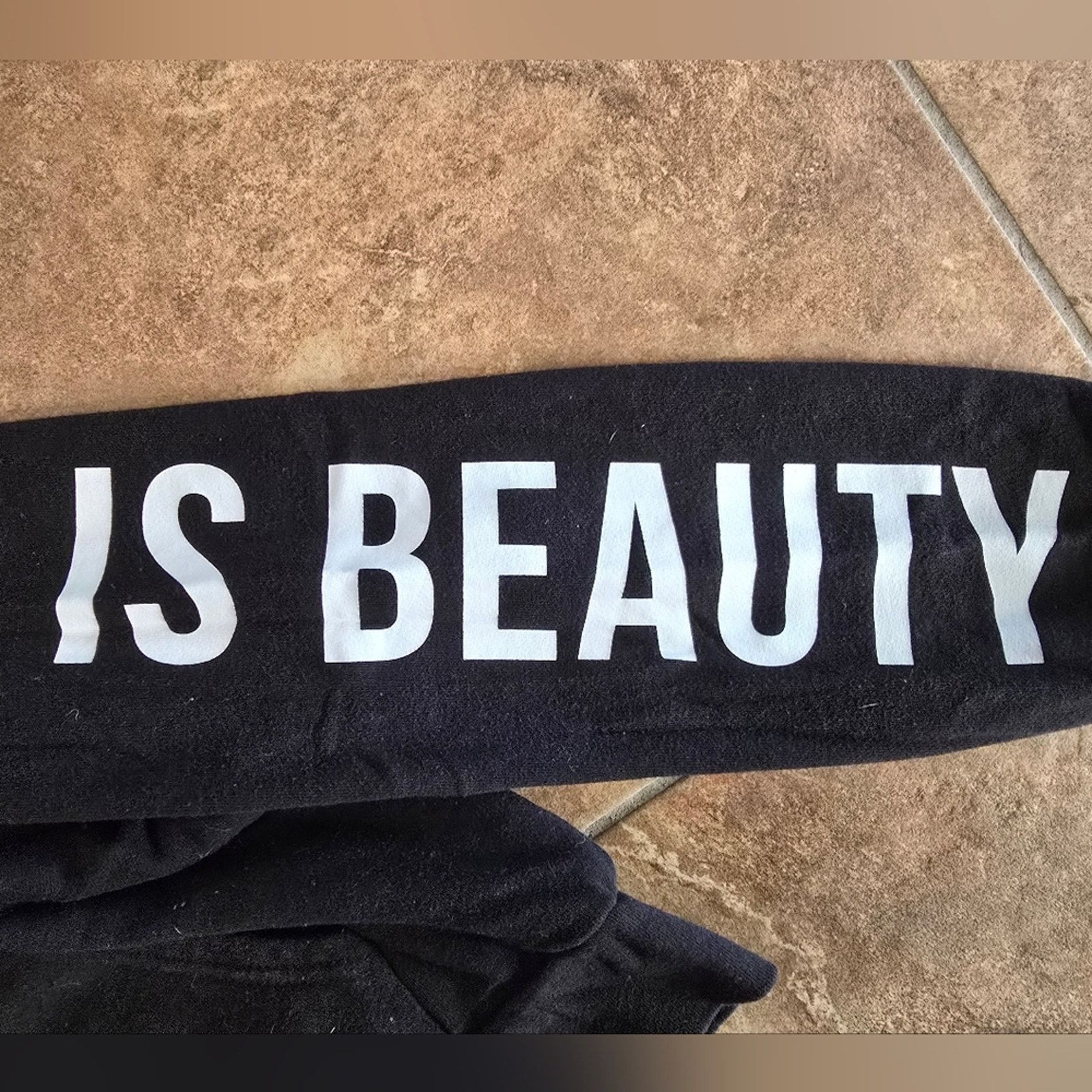 Forever 21 Black | F21 | Strength Is Beauty Hoodie Size L / US 10 / IT 46 - 4 Thumbnail
