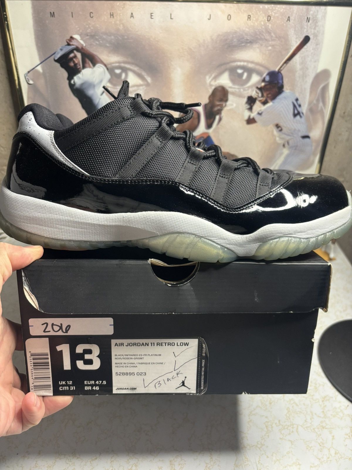 Jordan Brand Air Jordan 11 Retro Low Infrared Size US 13 / EU 46 - 1 Thumbnail