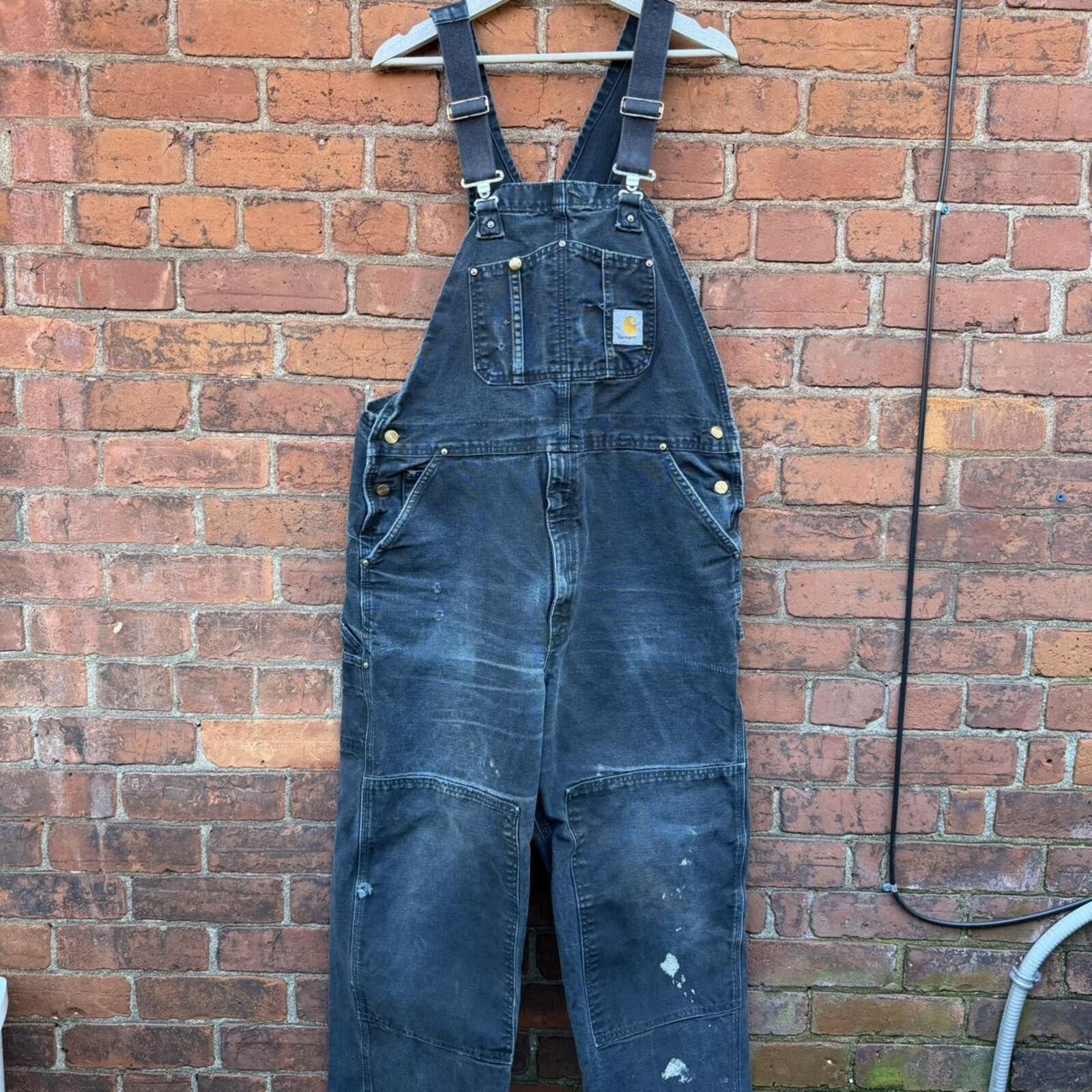 Carhartt vintage carhartt double knee overalls 00s 40x30 Size US 40 / EU 56 - 4 Thumbnail