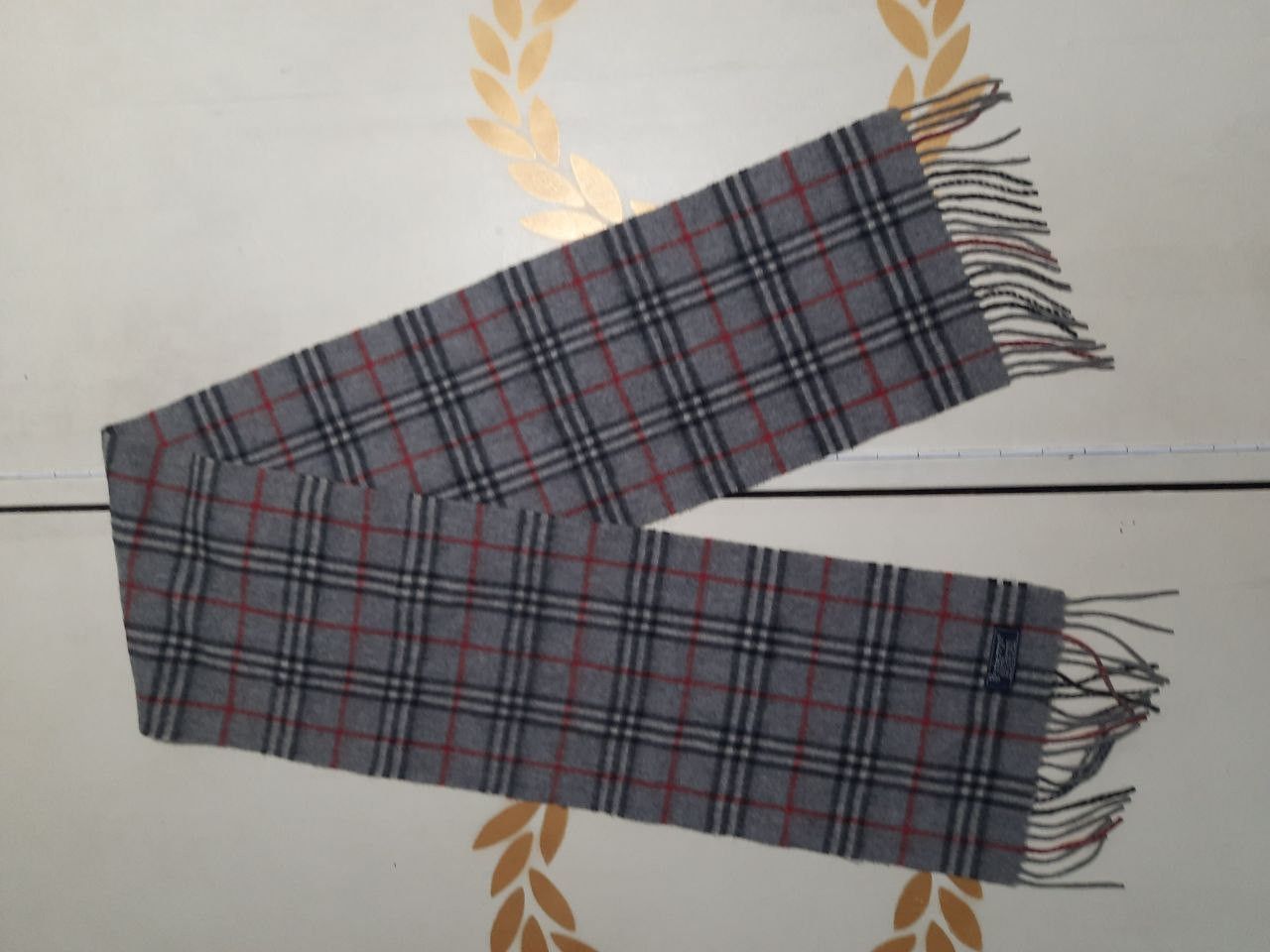 Burberry Burberrys Checkered Scarf Vintage Size ONE SIZE - 9 Thumbnail