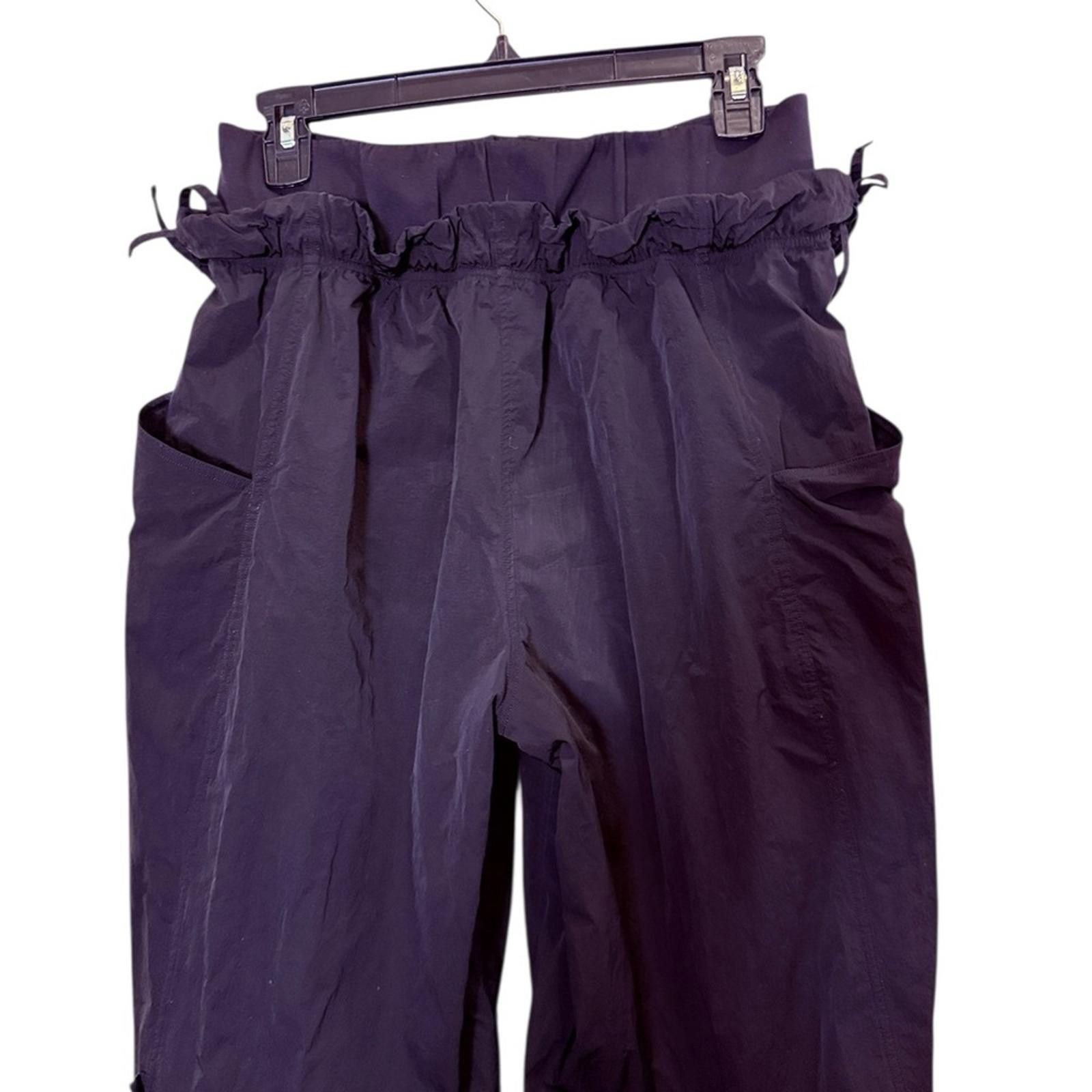 Lululemon Lululemon Cinchable Wide-Leg High-Rise Pant Black sz 6 Size 28" / US 6 / IT 42 - 6 Thumbnail