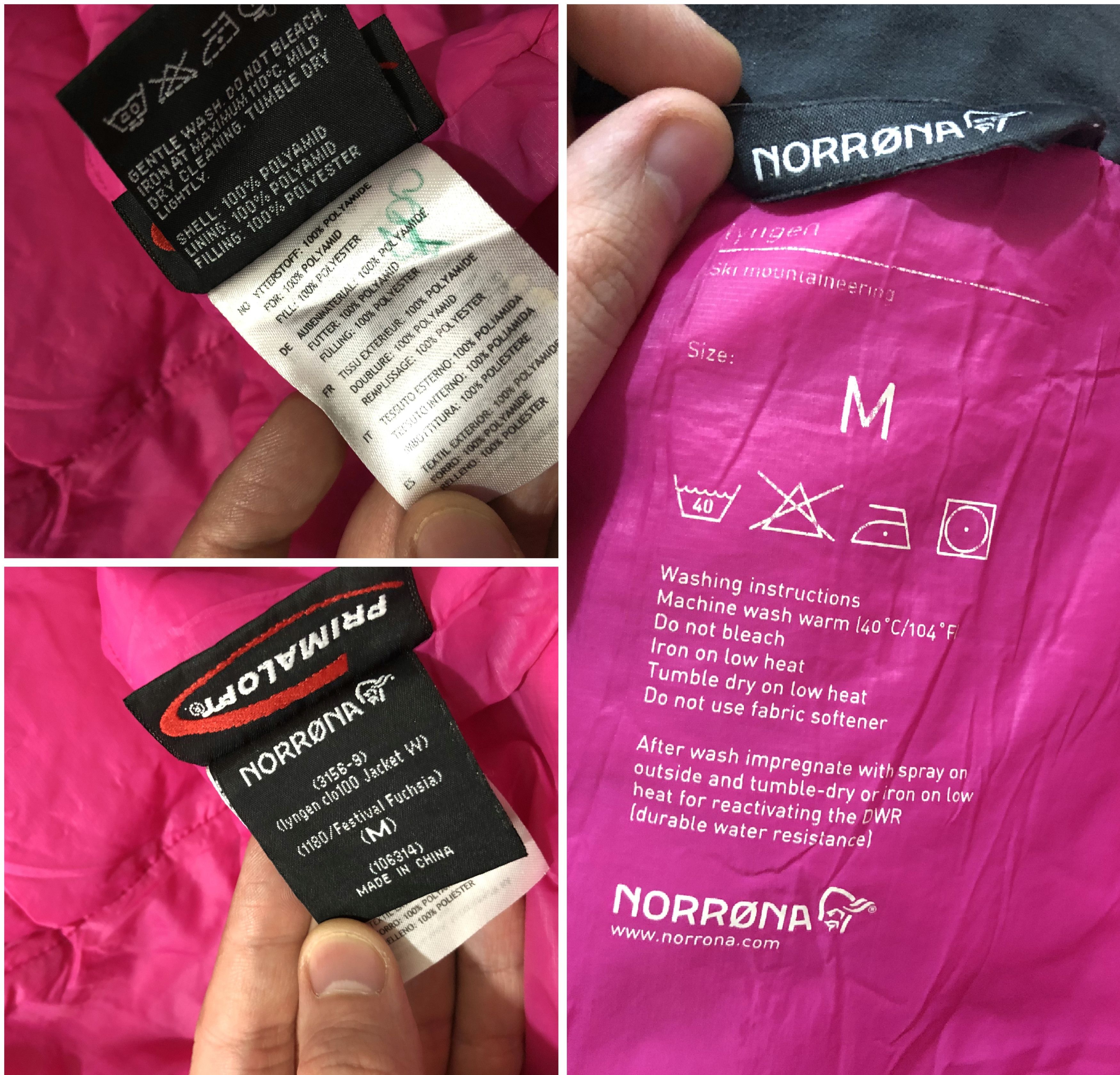 Norrona Norrona Lyngen Jacket Primaloft Pink size M Size M / US 6-8 / IT 42-44 - 11 Thumbnail