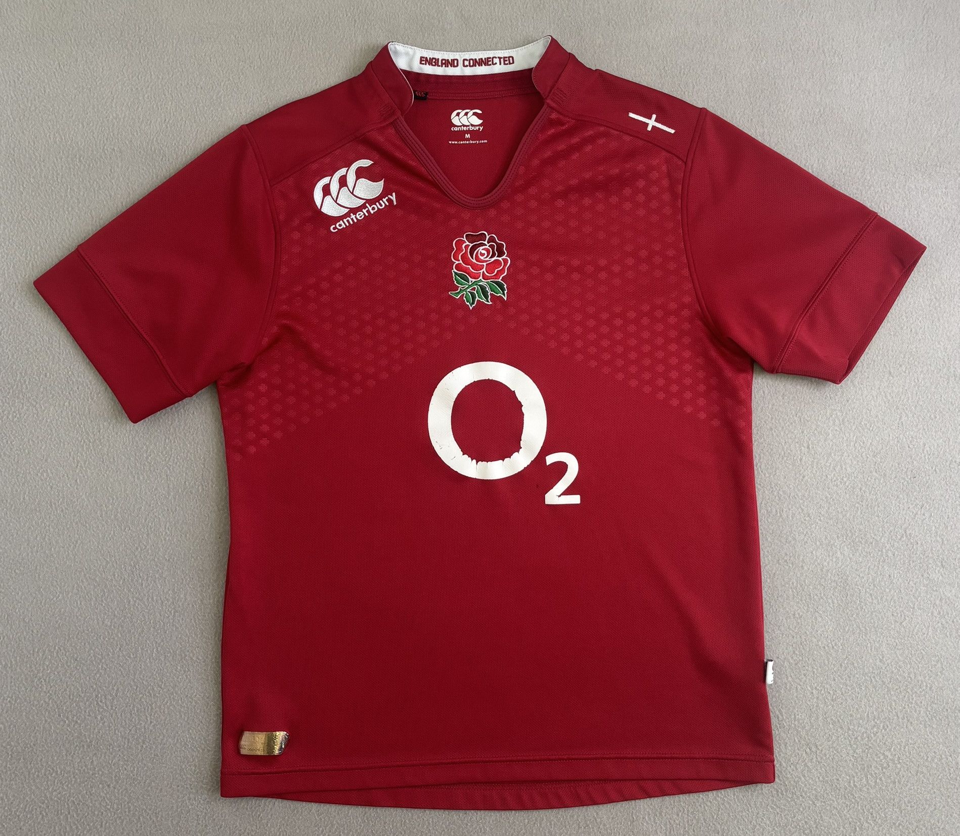 Canterbury of New Zealand England Rugby 2014/2015 Canterbury Jersey Size M Size US M / EU 48-50 / 2 - 5 Thumbnail