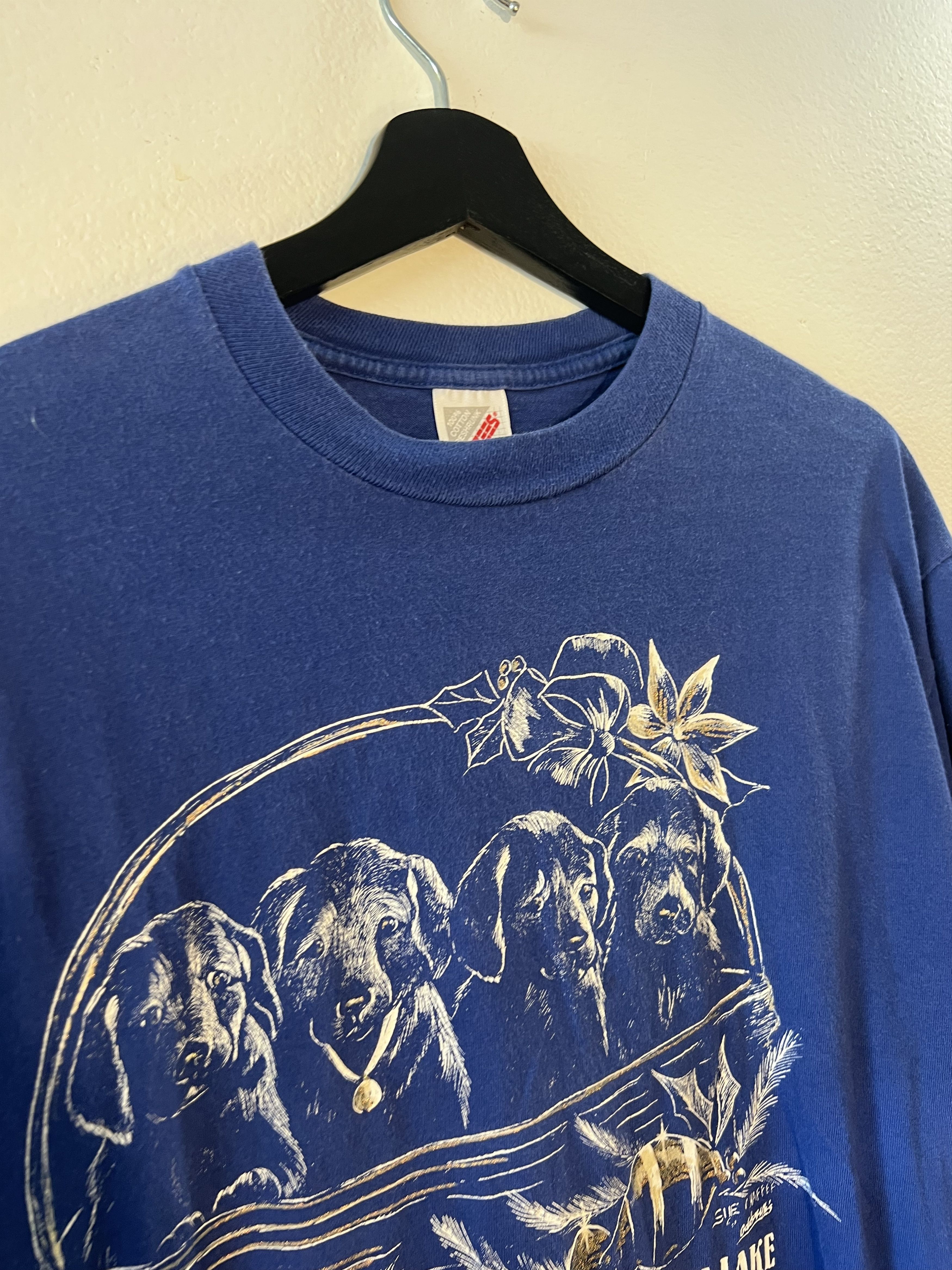 Vintage Vintage Dog Puppy T Shirt Size US L / EU 52-54 / 3 - 4 Thumbnail