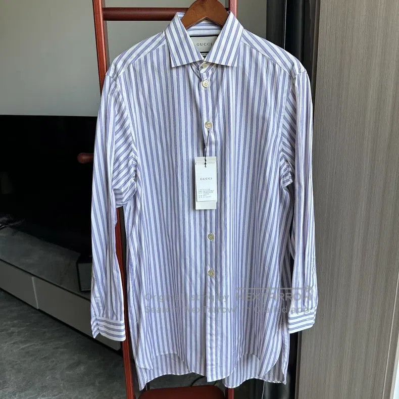 Gucci Gucci Striped shirt Size US M / EU 48-50 / 2 - 1 Thumbnail