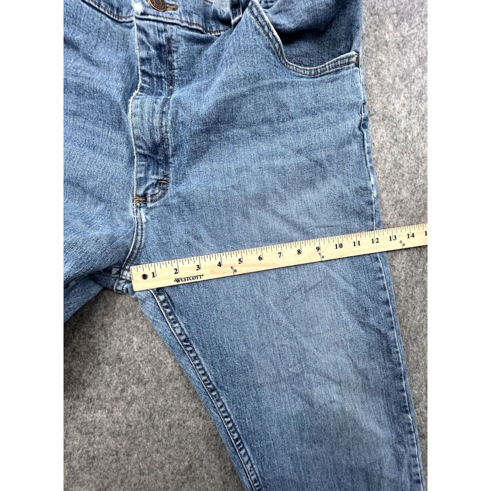 Wrangler Wrangler Jeans Men's Blue Denim Outdoor Workwear Size 40x32 Light Wash Jeans Regular Mens Size US 40 / EU 56 - 3 Thumbnail