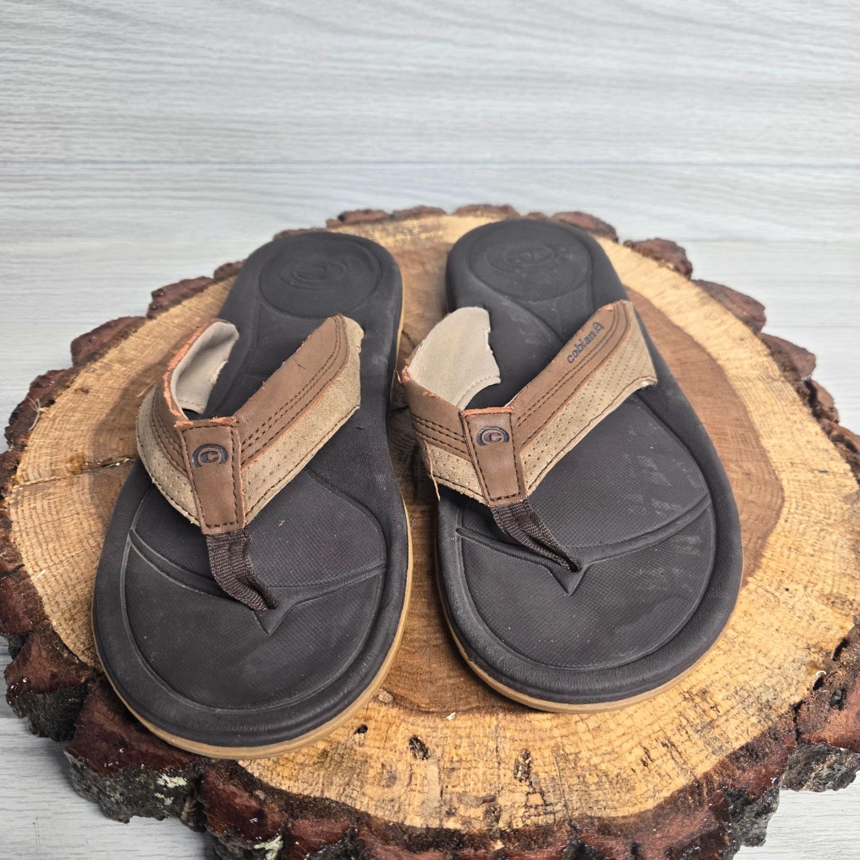 Vintage Cobian PROV 3 Flip Flop Sandal Brown Adult Women's Size: US 5-6 Cobian EVERY STEP MATTERS PROV 3 Sandal Women Flats Beach Bohemian Outdoor Shoes Size US 5 / IT 35 - 3 Thumbnail