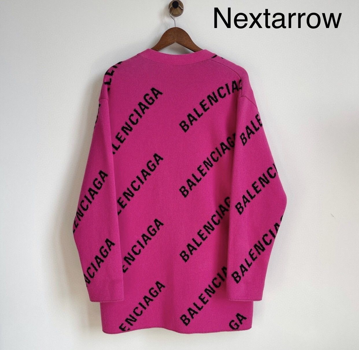 Balenciaga Balenciaga pink bullet screen printed cardigan shirt2412- Size US S / EU 44-46 / 1 - 2 Thumbnail