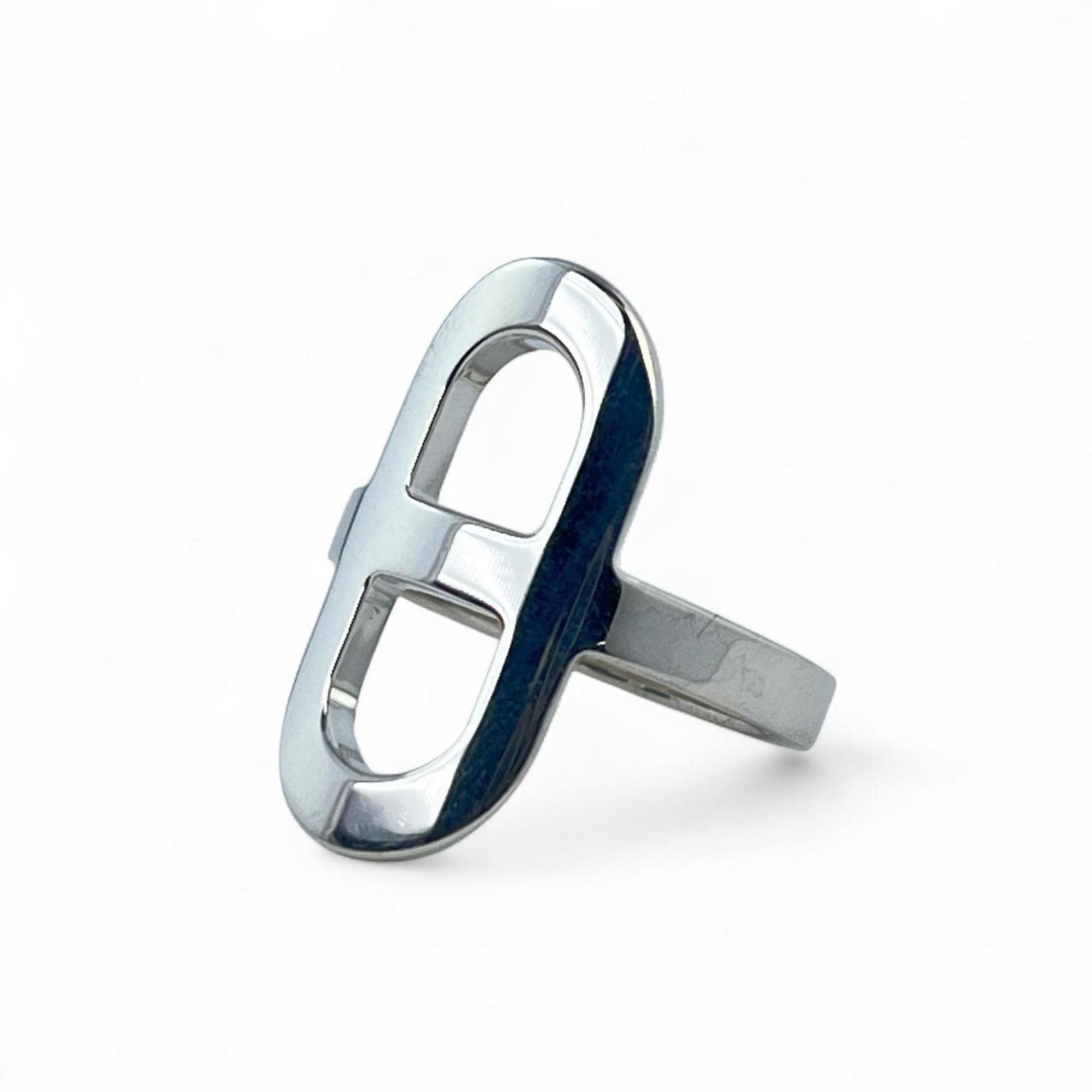 Hermes HERMES Ever Chaine d'Ancre PM SV925 Silver Ring, Size 48, Made in France, Weight 5.428g, Women's Size ONE SIZE - 1 Thumbnail