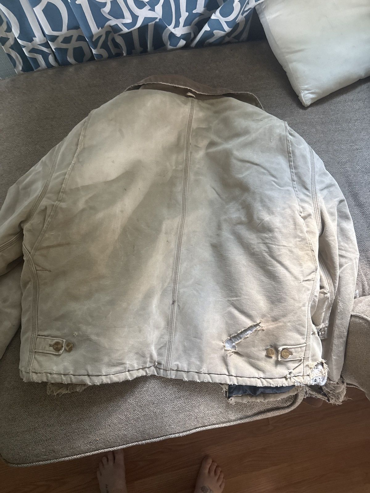Carhartt Vintage Carhartt Detroit J02 Jacket -Heavy Patina, Thrashed Size US L / EU 52-54 / 3 - 2 Thumbnail