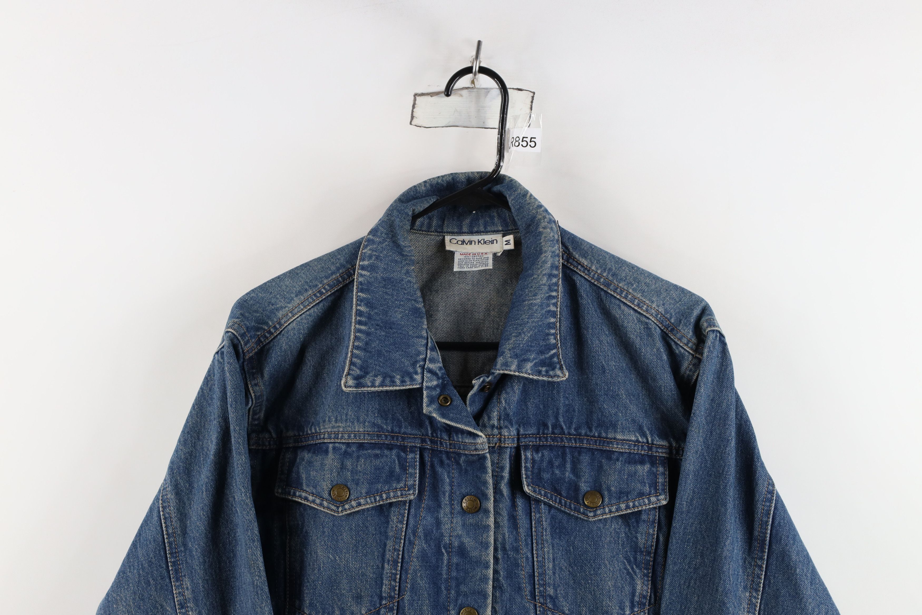 Calvin Klein Vintage 80s 90s Calvin Klein Denim Jean Trucker Jacket USA Size M / US 6-8 / IT 42-44 - 2 Thumbnail