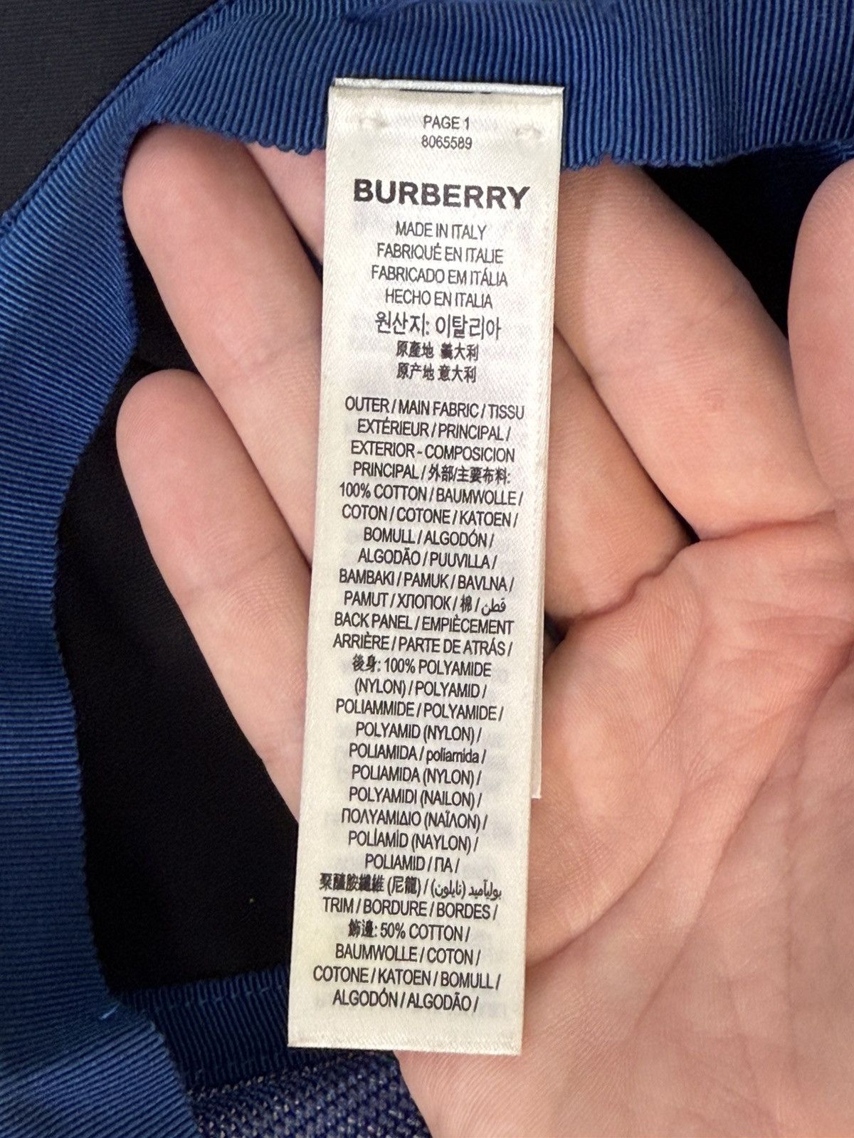 Burberry Burberry Horseferry Logo Baseball Cap Size ONE SIZE - 7 Thumbnail