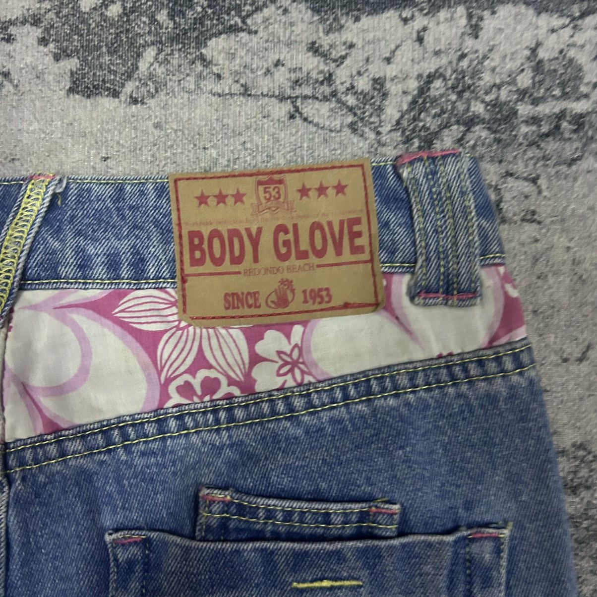 Body Glove Vintage Body Glove Flower Motive Denim Jeans Size 30" / US 8 / IT 44 - 9 Thumbnail