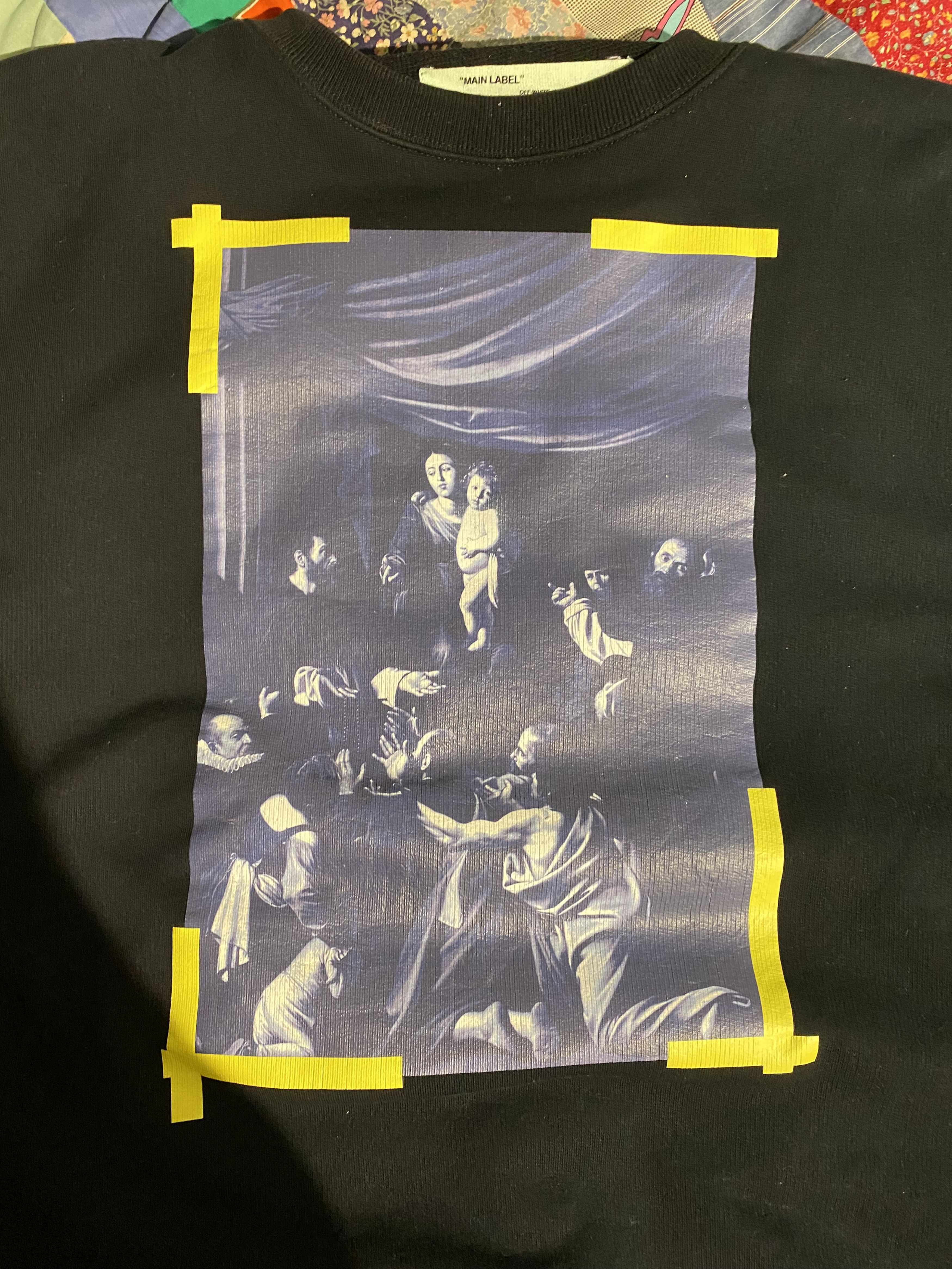 Off-White Diagonal Caravaggio Sweatshirt Size US XL / EU 56 / 4 - 2 Thumbnail