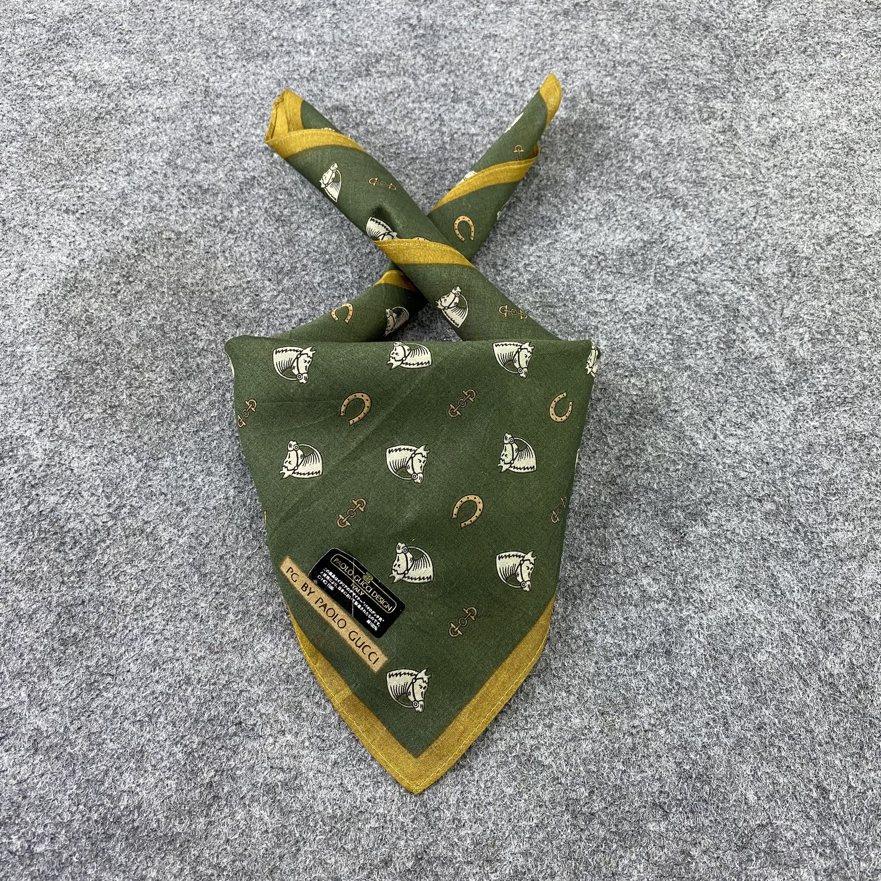 Paolo Gucci Paolo Gucci Handkerchief / Bandana / Neckerchief-B926 Size ONE SIZE - 2 Thumbnail