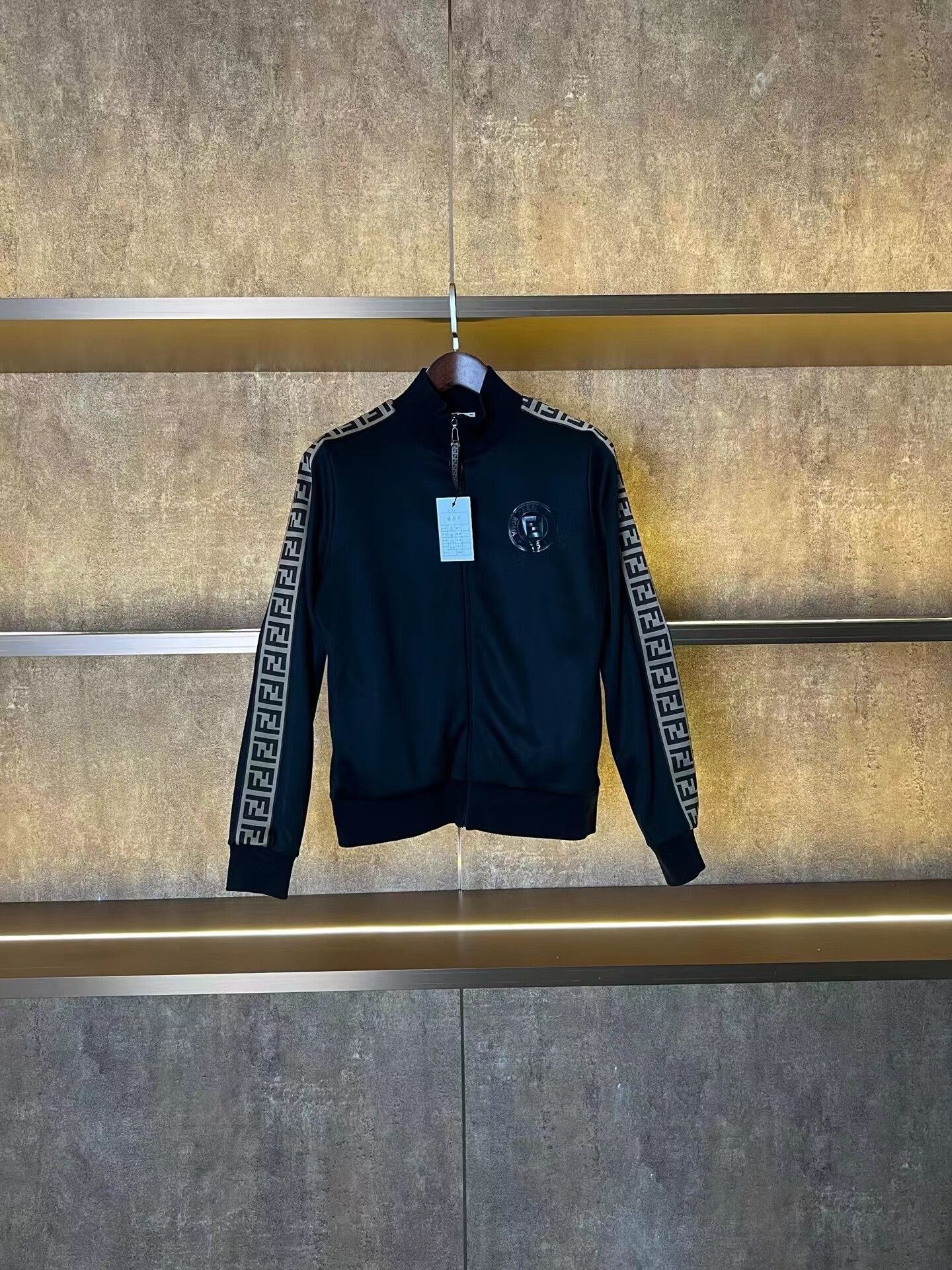 Fendi Fendi Striped Embroidered Jacket Size US S / EU 44-46 / 1 - 1 Thumbnail