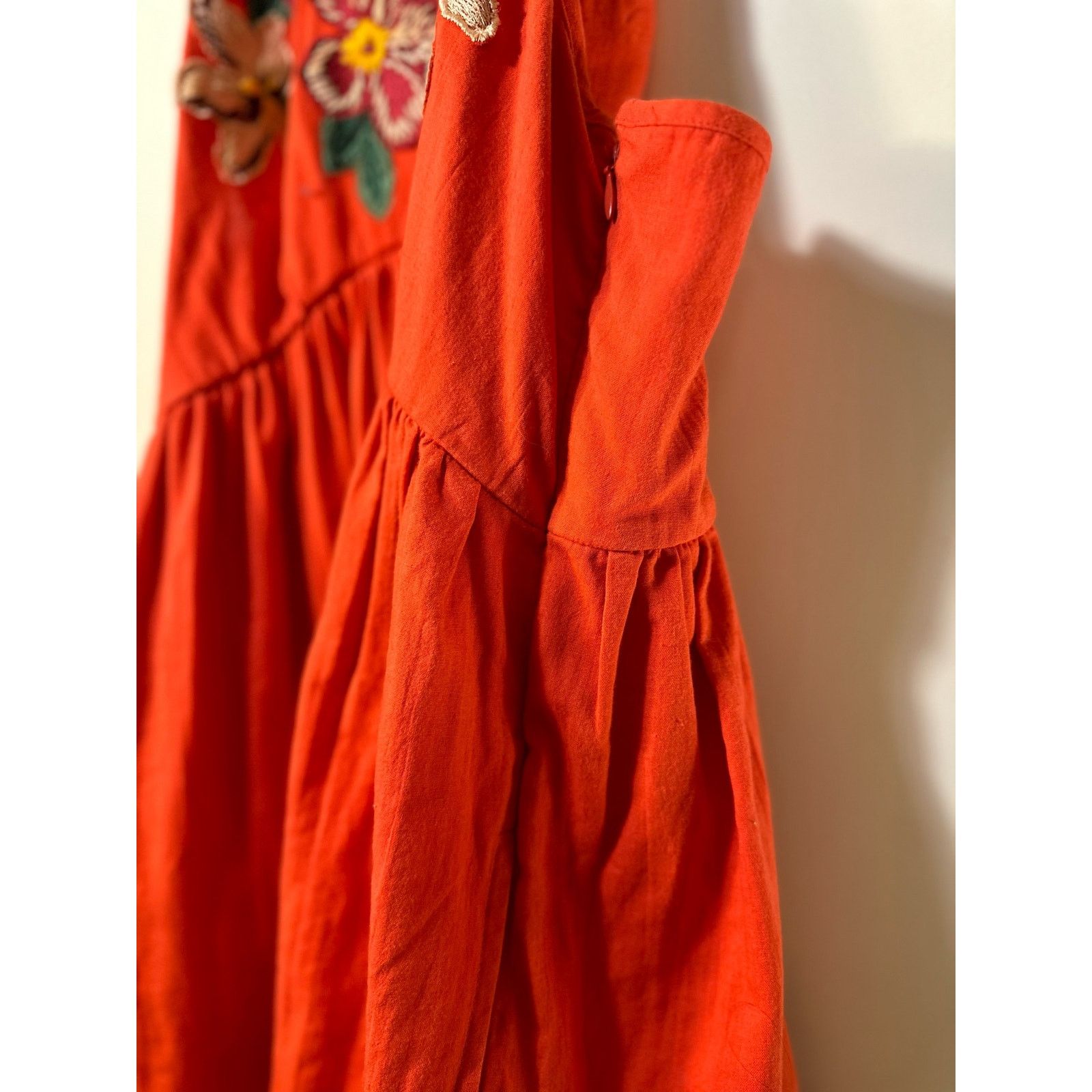 Free People Free People Babydoll Embroidered Floral Halter Sundress Size L / US 10 / IT 46 - 4 Thumbnail