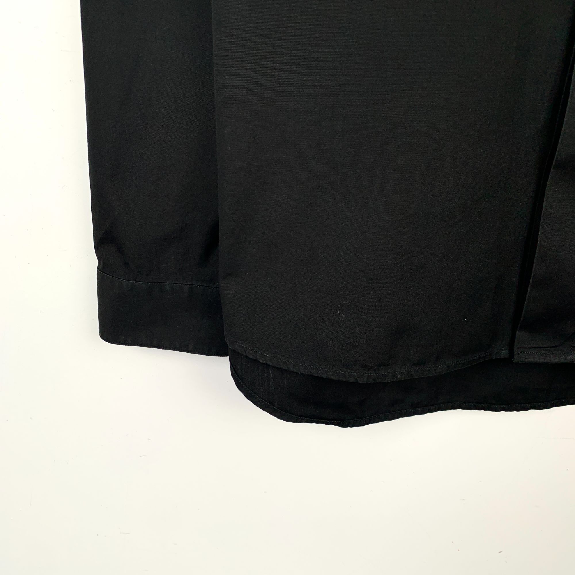 Dior Dior Black Long-Sleeve Shirt Classic Lapel Cotton-Silk Blend Size US M / EU 48-50 / 2 - 5 Thumbnail