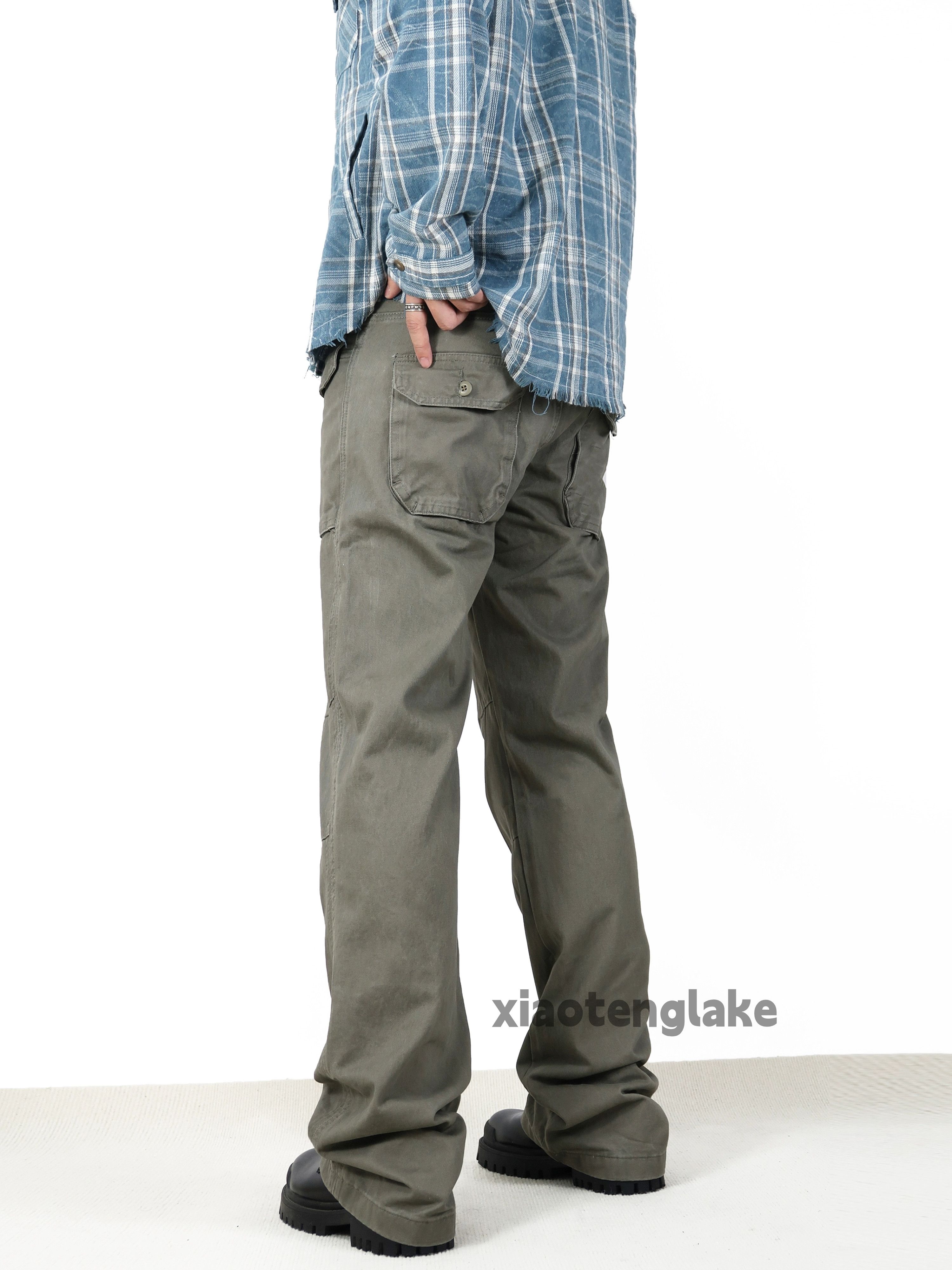 Designer × Japanese Brand × Vintage washed faded utility carpenter workwear cargo pants Size US 32 / EU 48 - 5 Thumbnail