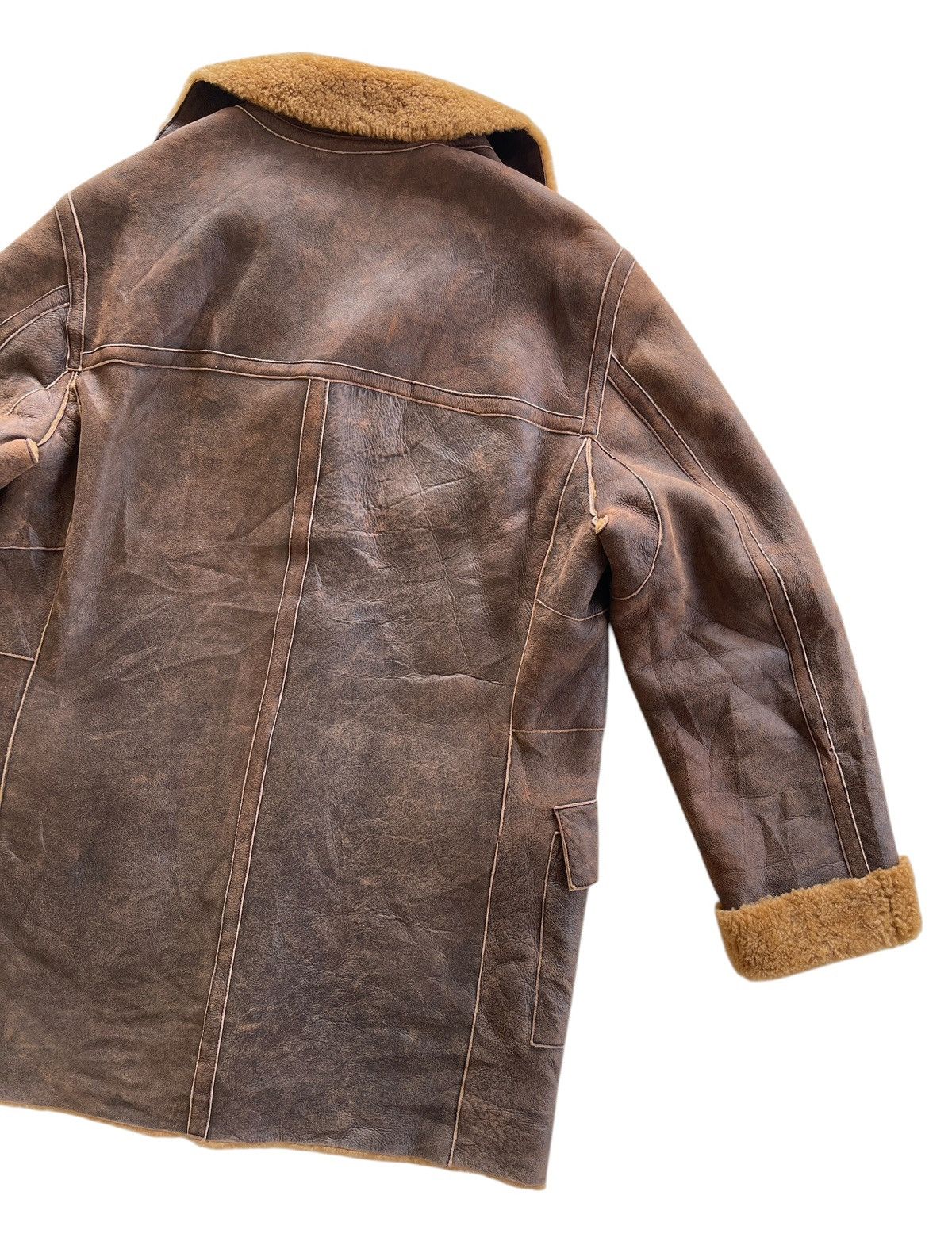 Vintage Opifix Sheepskin Shearling Jacket Size US M / EU 48-50 / 2 - 9 Thumbnail