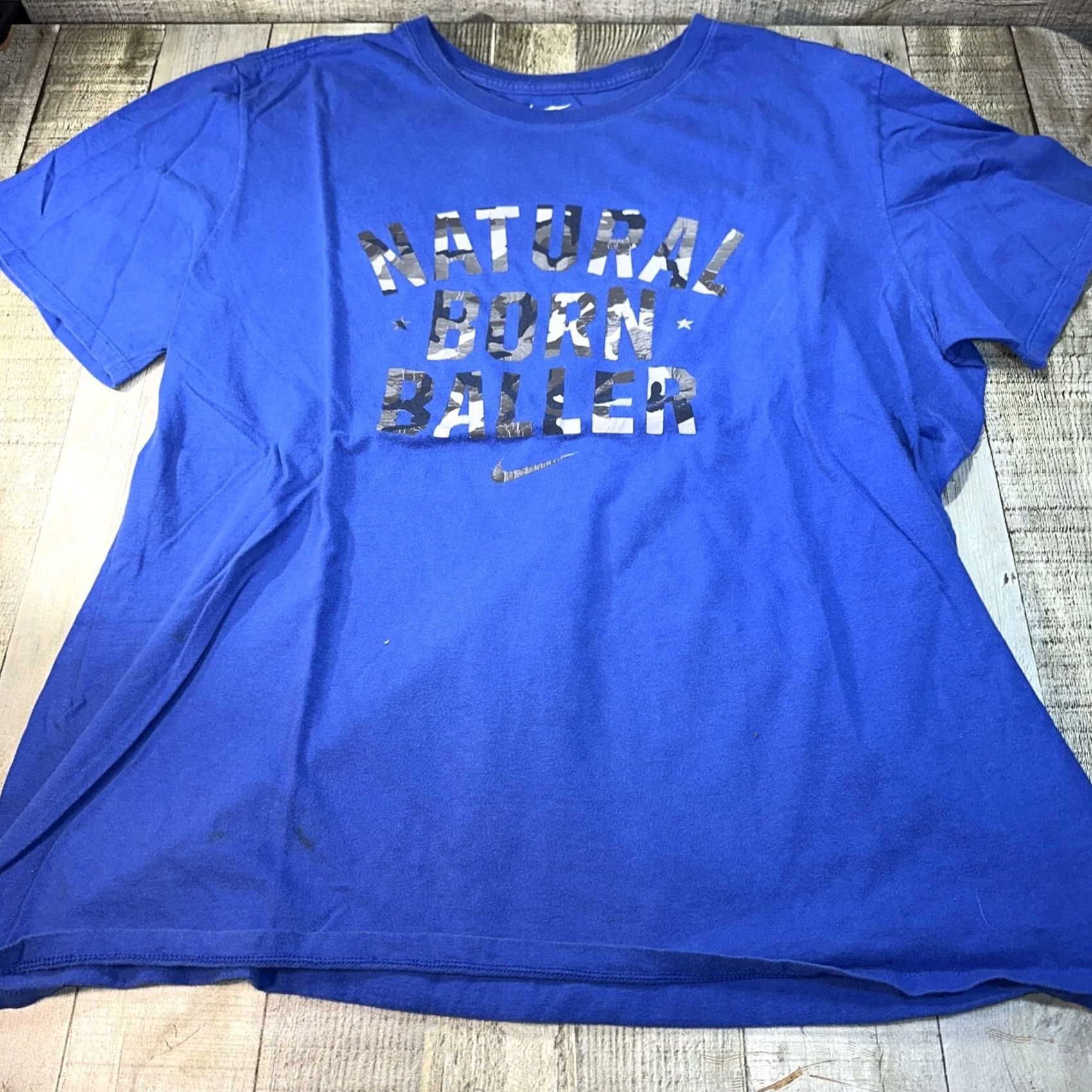 Nike Nike TShirt XL Blue Mens USA Shirt Size US XL / EU 56 / 4 - 2 Thumbnail