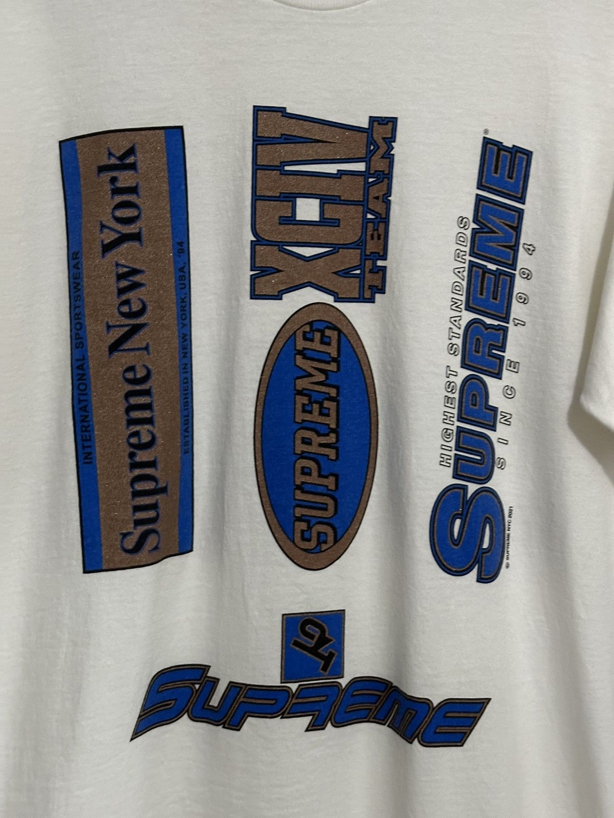 Supreme Supreme Multi Logos Tee Size US M / EU 48-50 / 2 - 2 Thumbnail